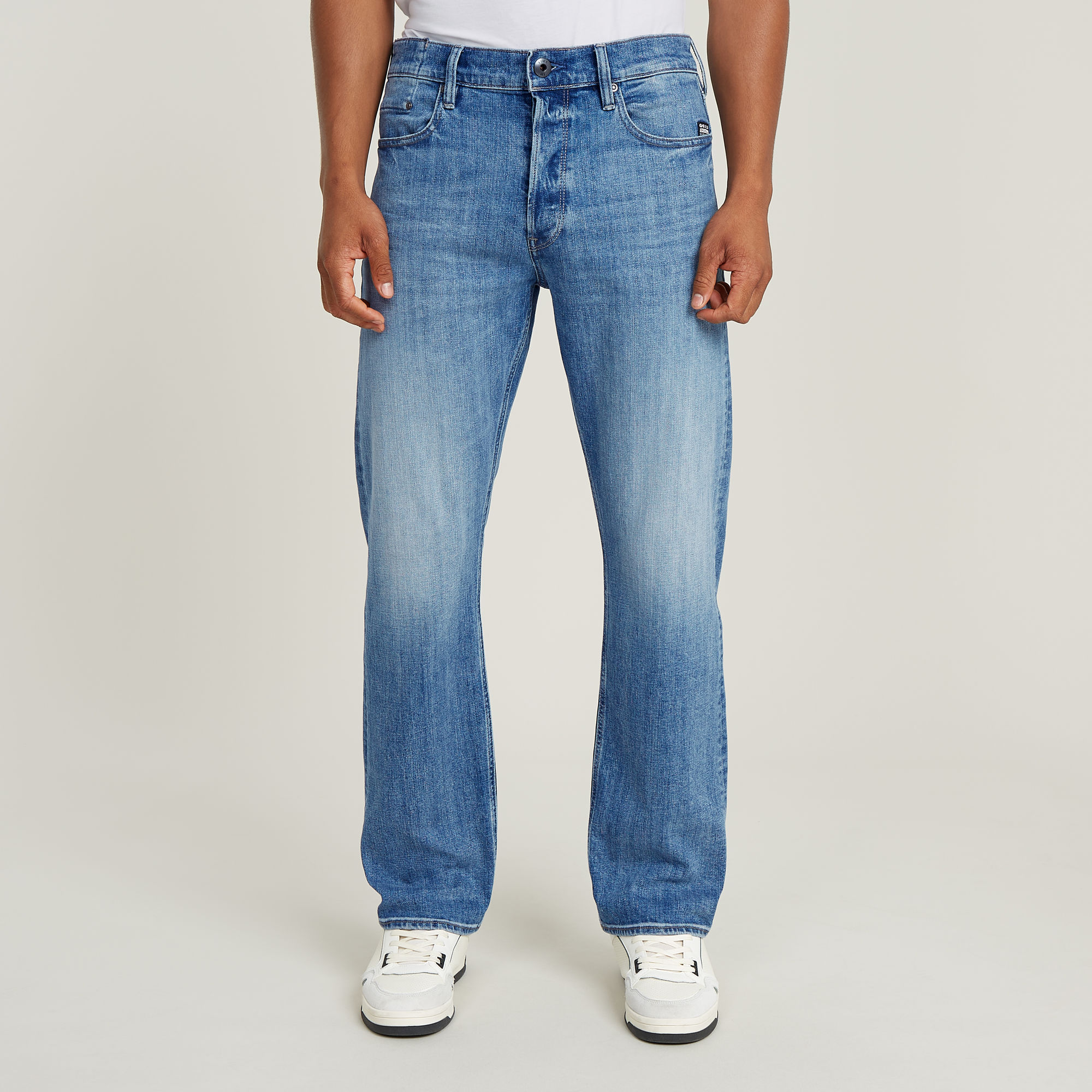 G-Star RAW Dakota Regular Straight Jeans Midden blauw Heren