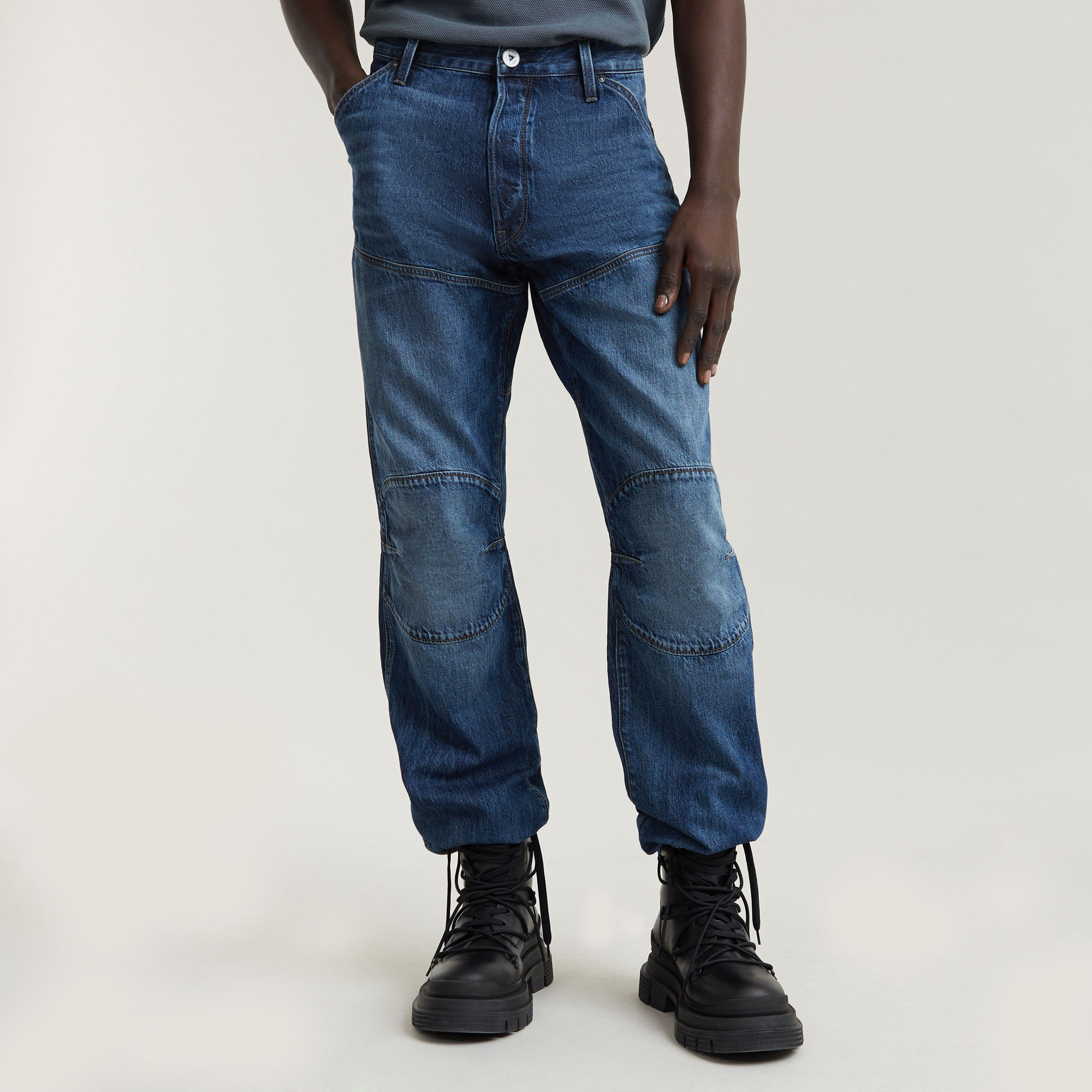 G-Star RAW G-STAR Elwood 3D Regular Jeans Donkerblauw Heren