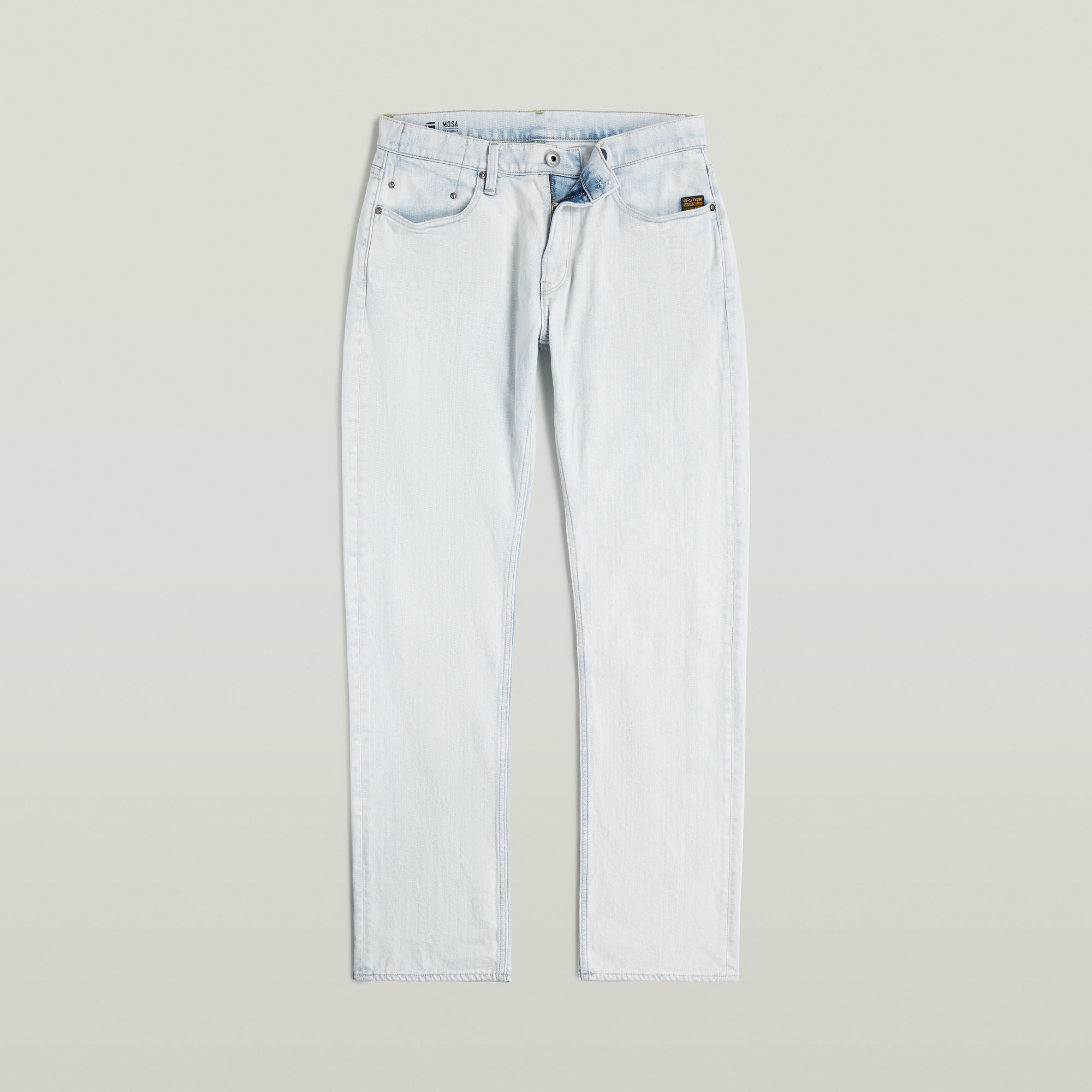 G-Star RAW Mosa Straight Jeans Lichtblauw Heren