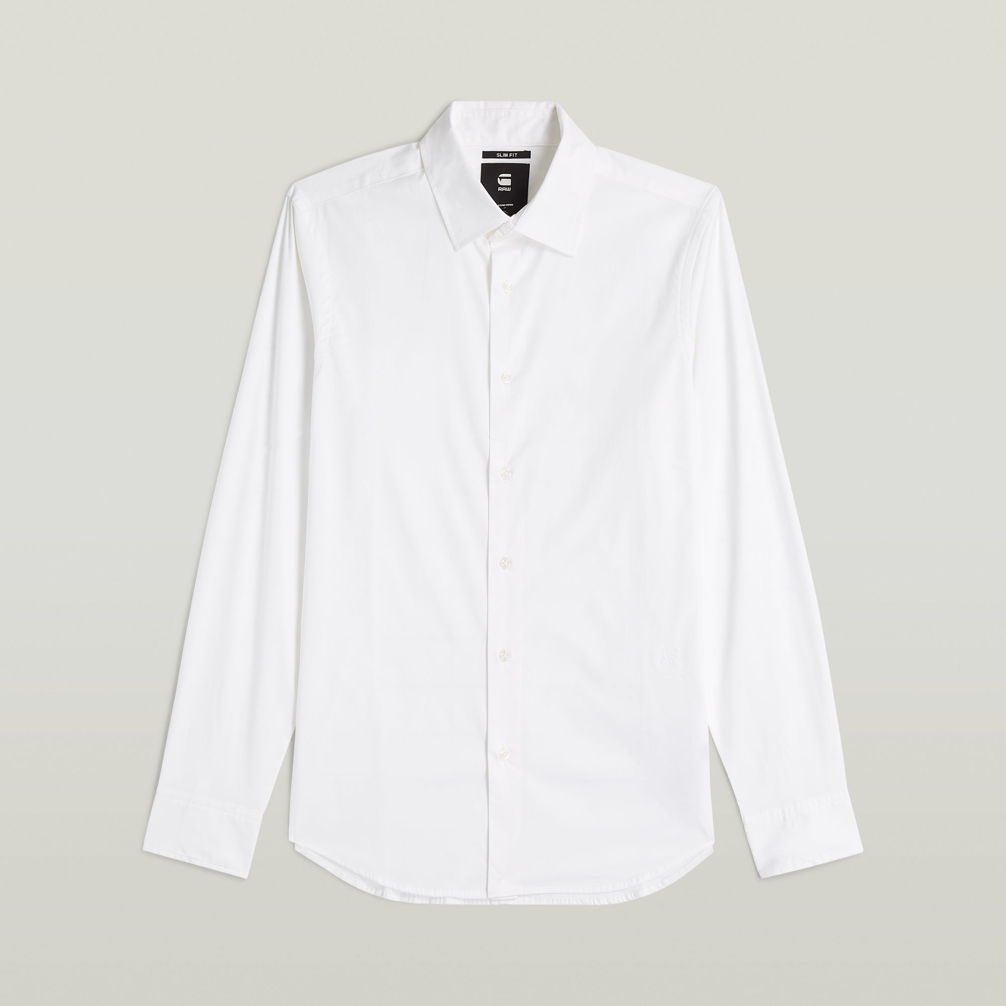 Thumbnail - Slim Hemd - Weiß - Herren