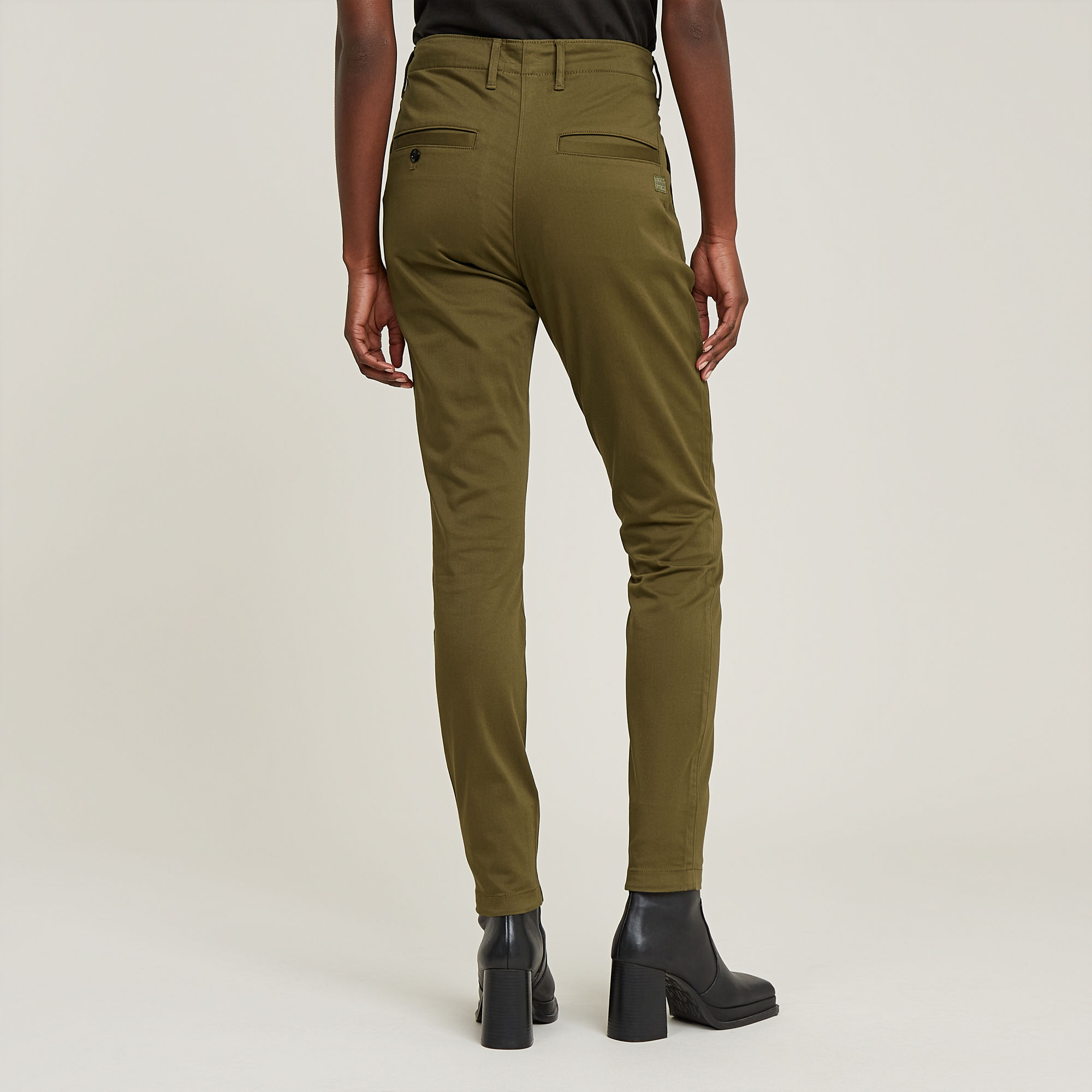 G-Star RAW Weld High Skinny Broek Groen Dames