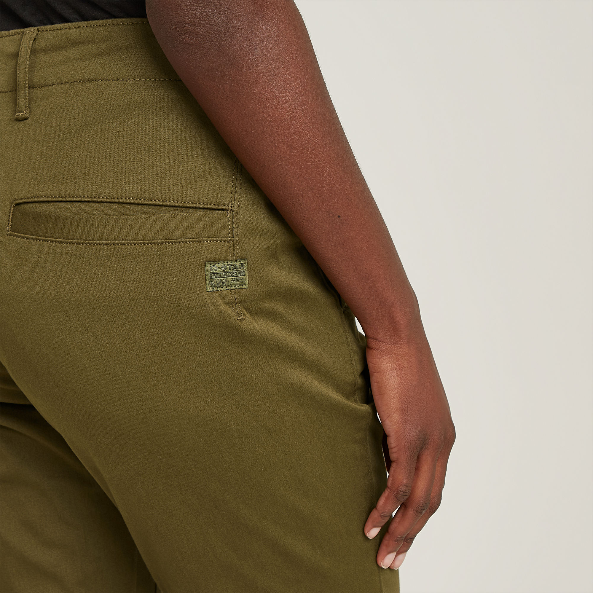 G-Star RAW Weld High Skinny Broek Groen Dames