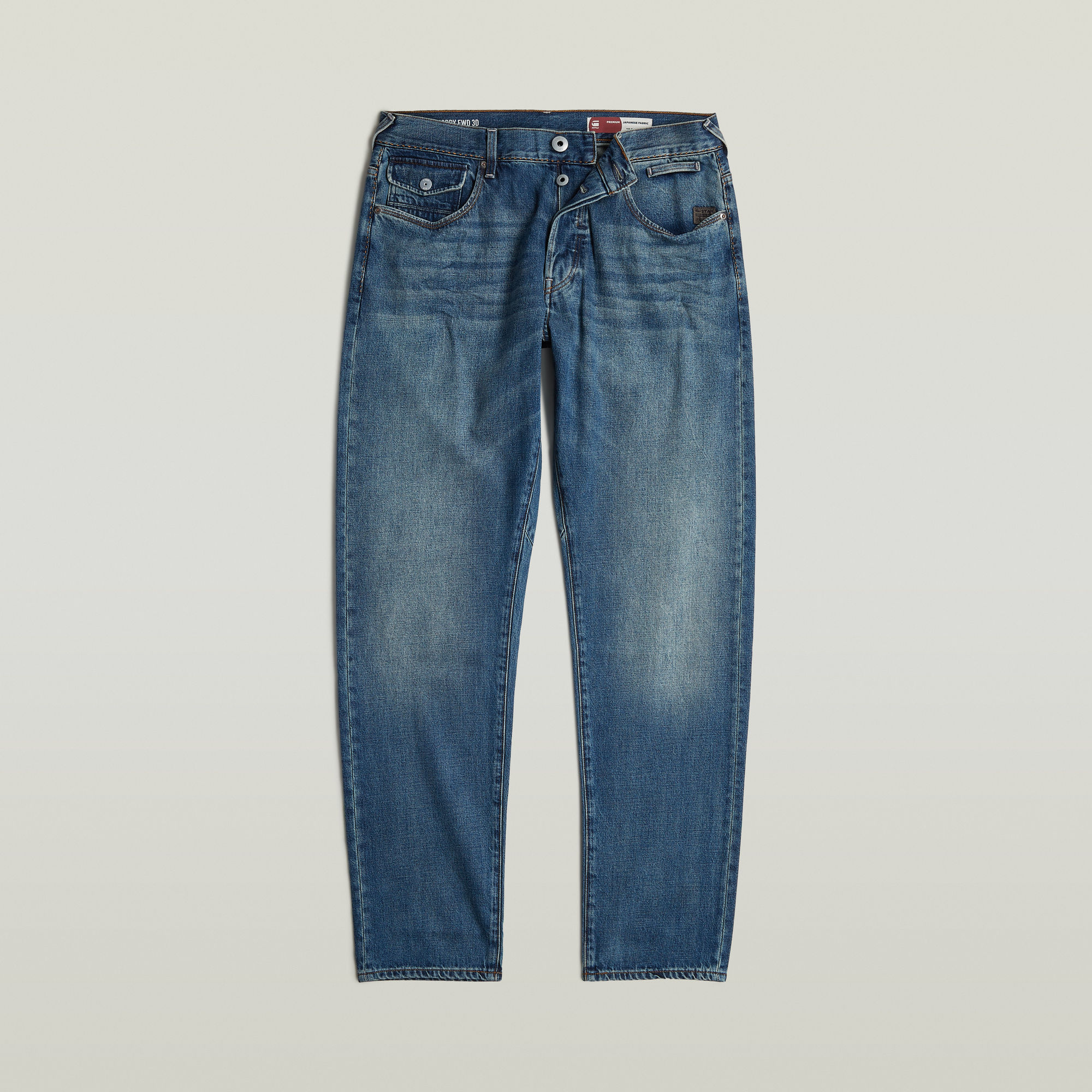 G-Star RAW Morry FWD 3D Regular Tapered Jeans Midden blauw Heren
