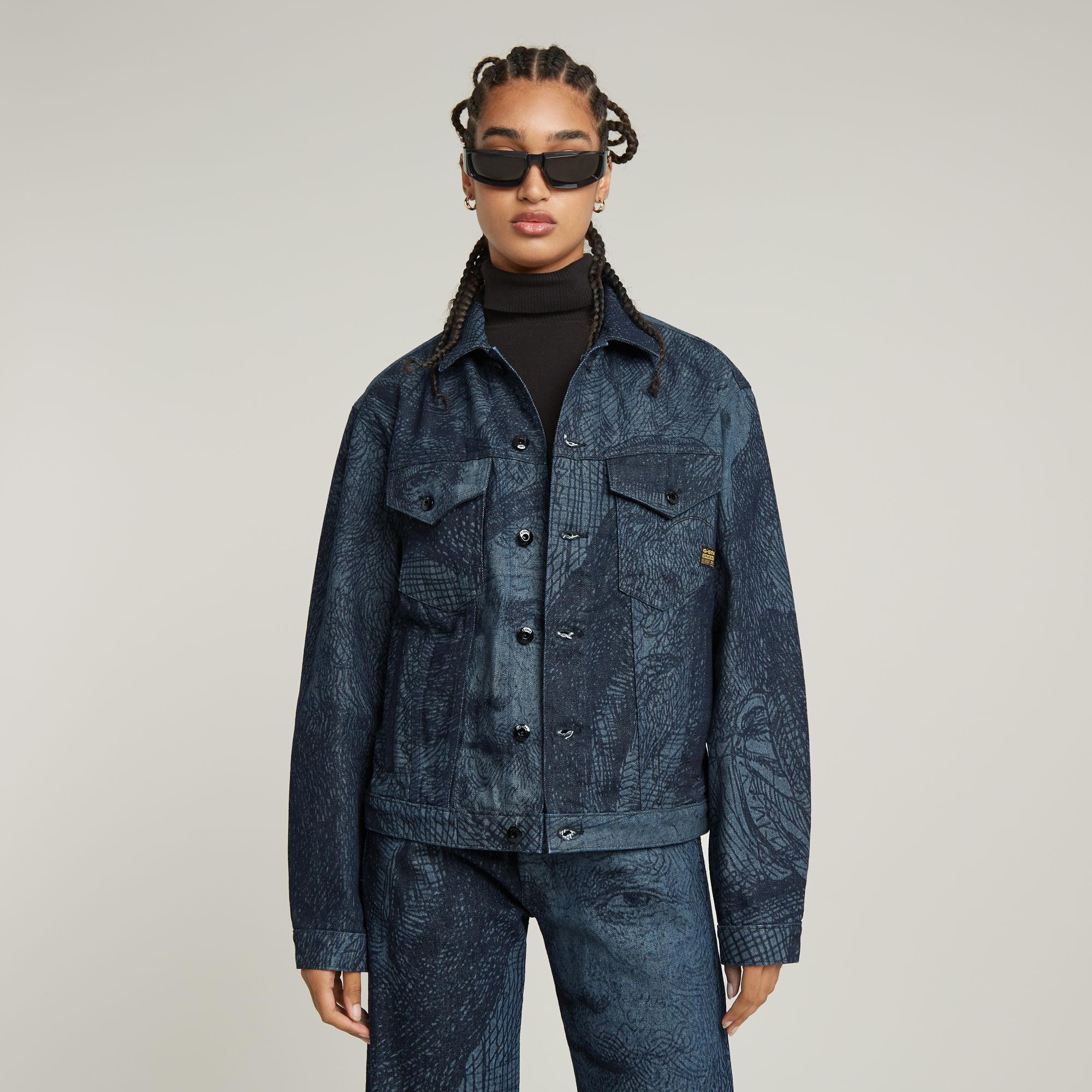 G-Star RAW Rembrandt Relaxed Denim Jack Meerkleurig Dames