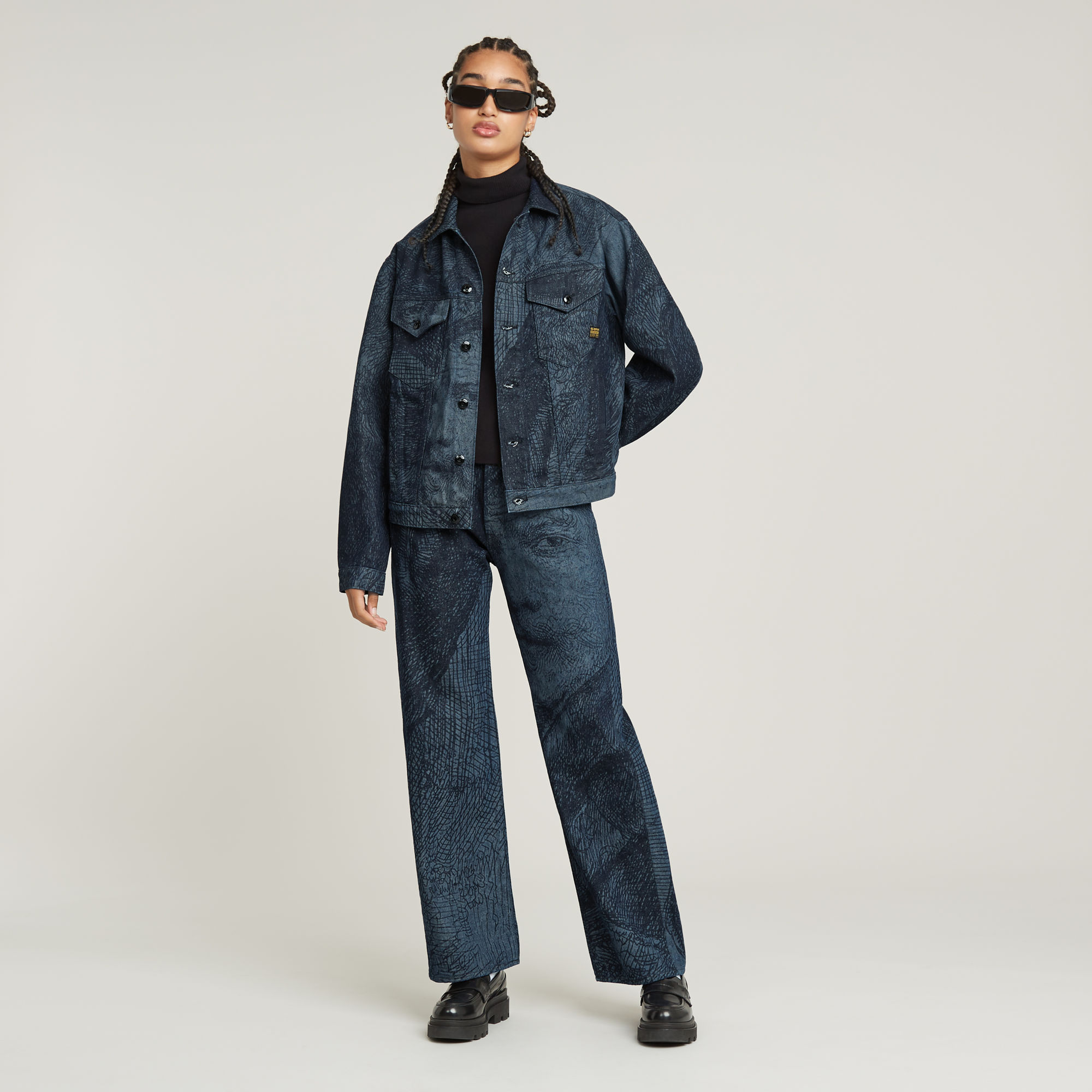 G-Star RAW Rembrandt Relaxed Denim Jack Meerkleurig Dames