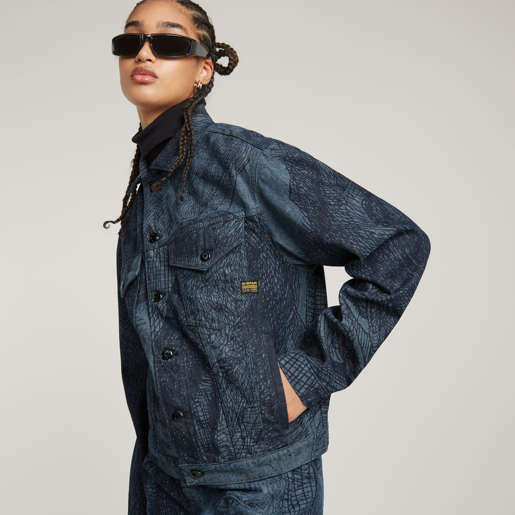 G-Star RAW Rembrandt Relaxed Denim Jack Meerkleurig Dames