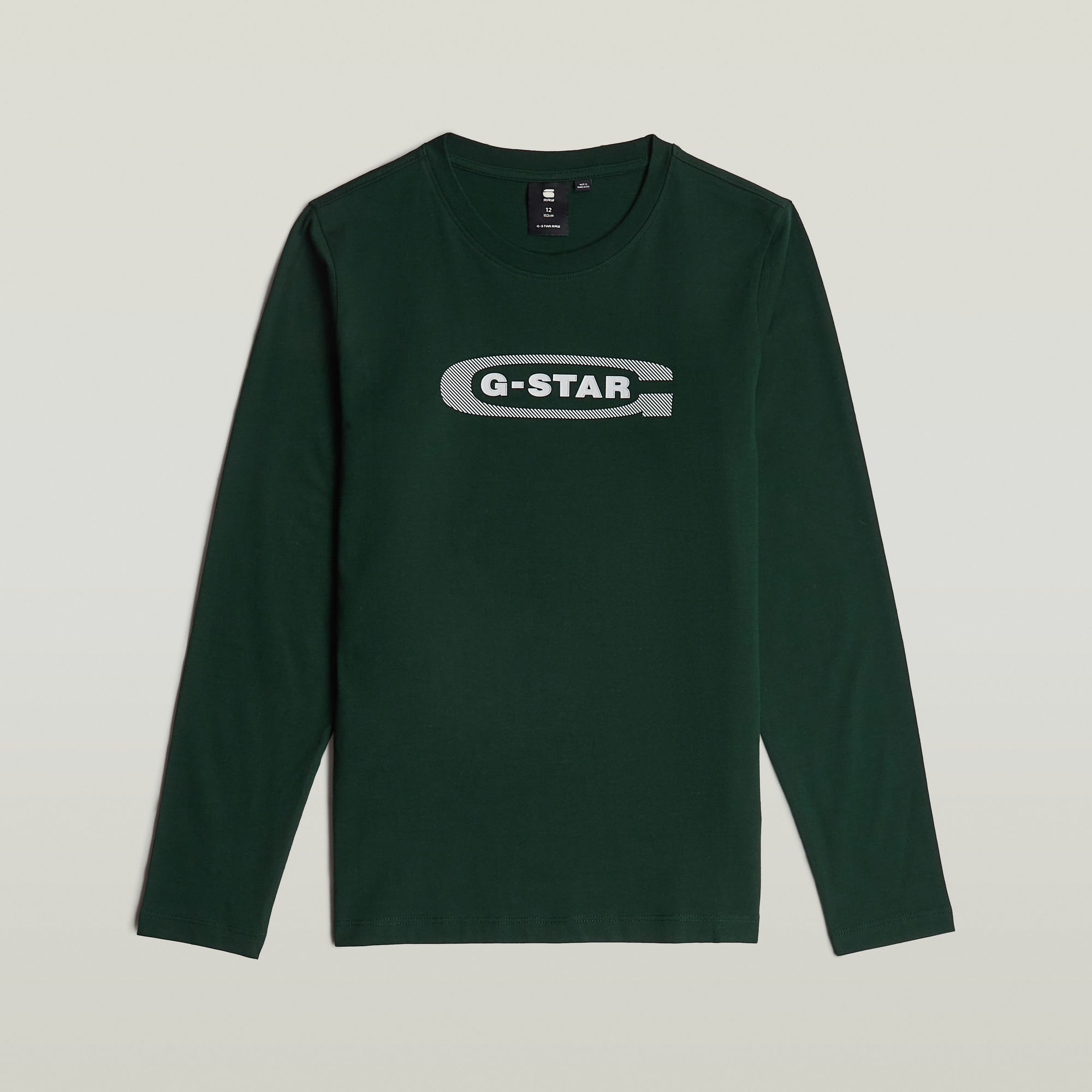 G-Star RAW Jongens T-Shirt Regular Groen jongens