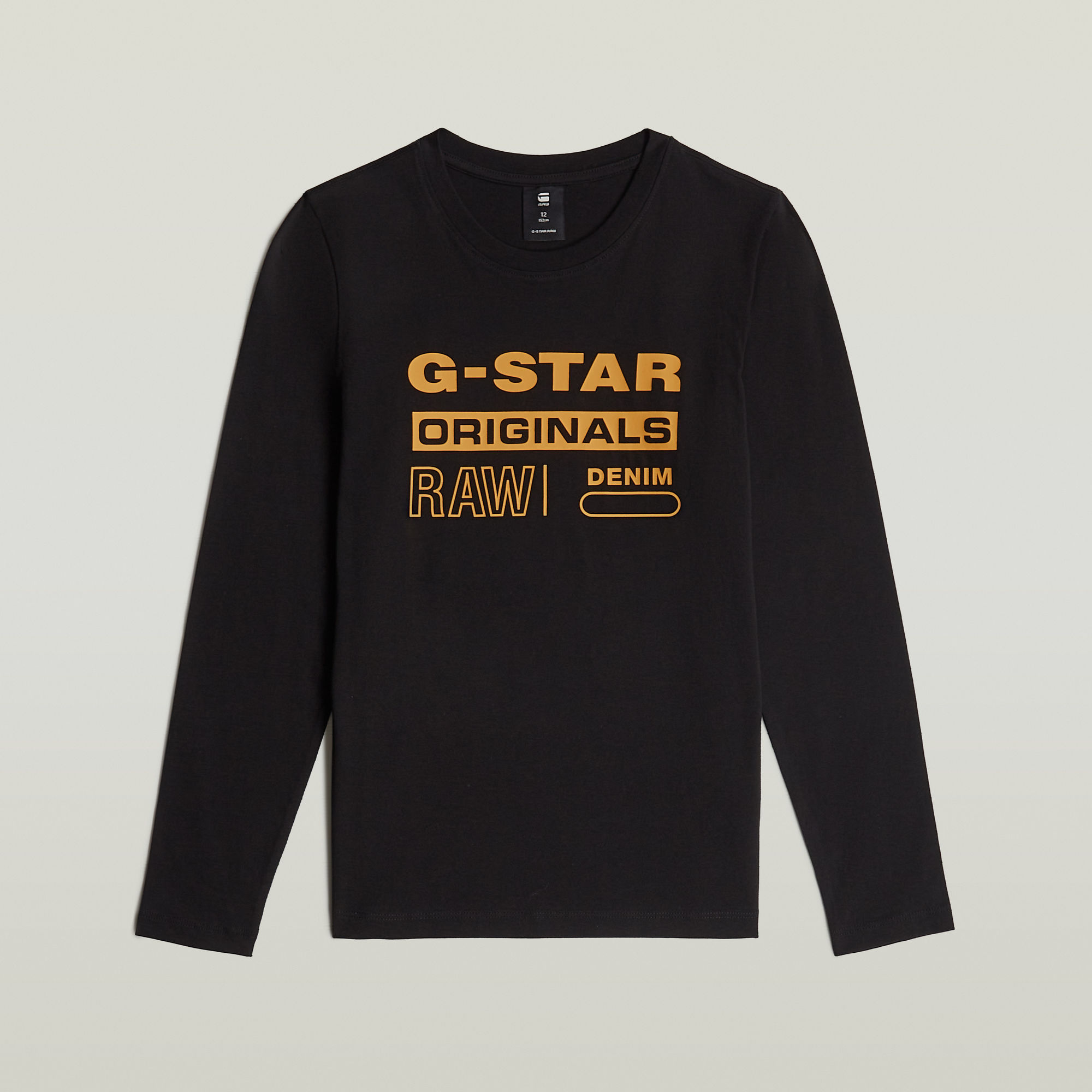 G-Star RAW Jongens T-Shirt Regular Zwart jongens