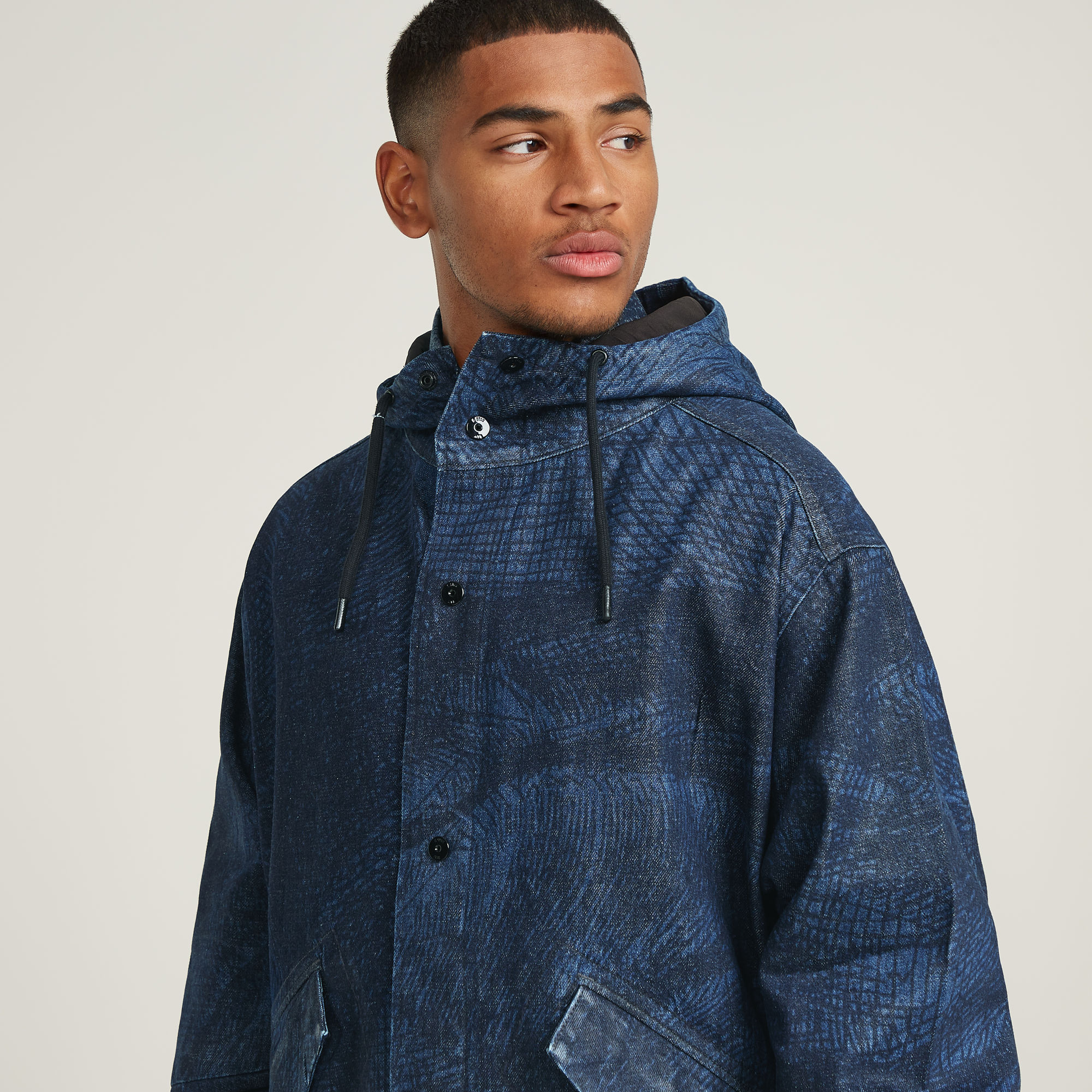 G-Star RAW Rembrandt Unisex Denim Parka Meerkleurig Heren