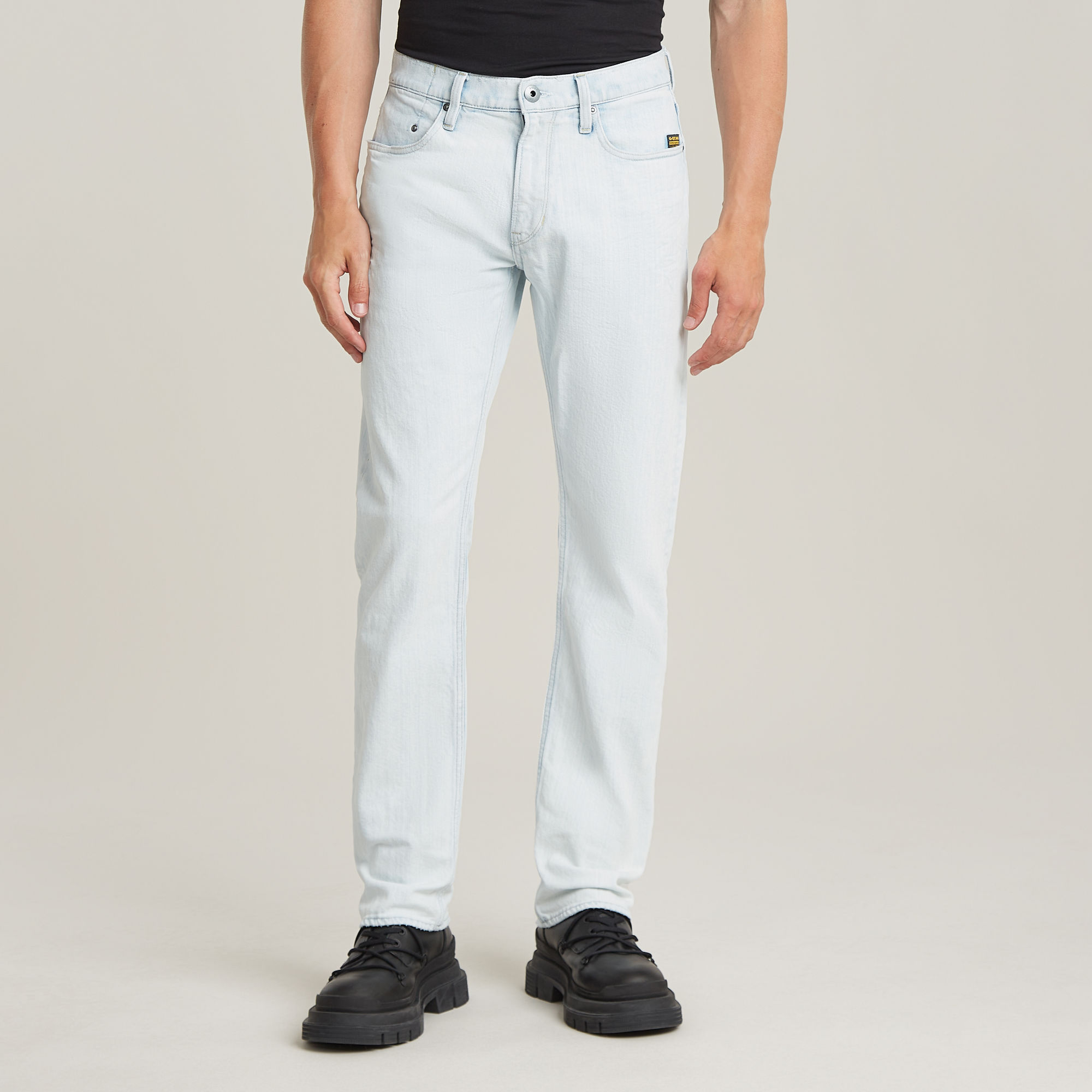 G-Star RAW Mosa Straight Jeans Lichtblauw Heren