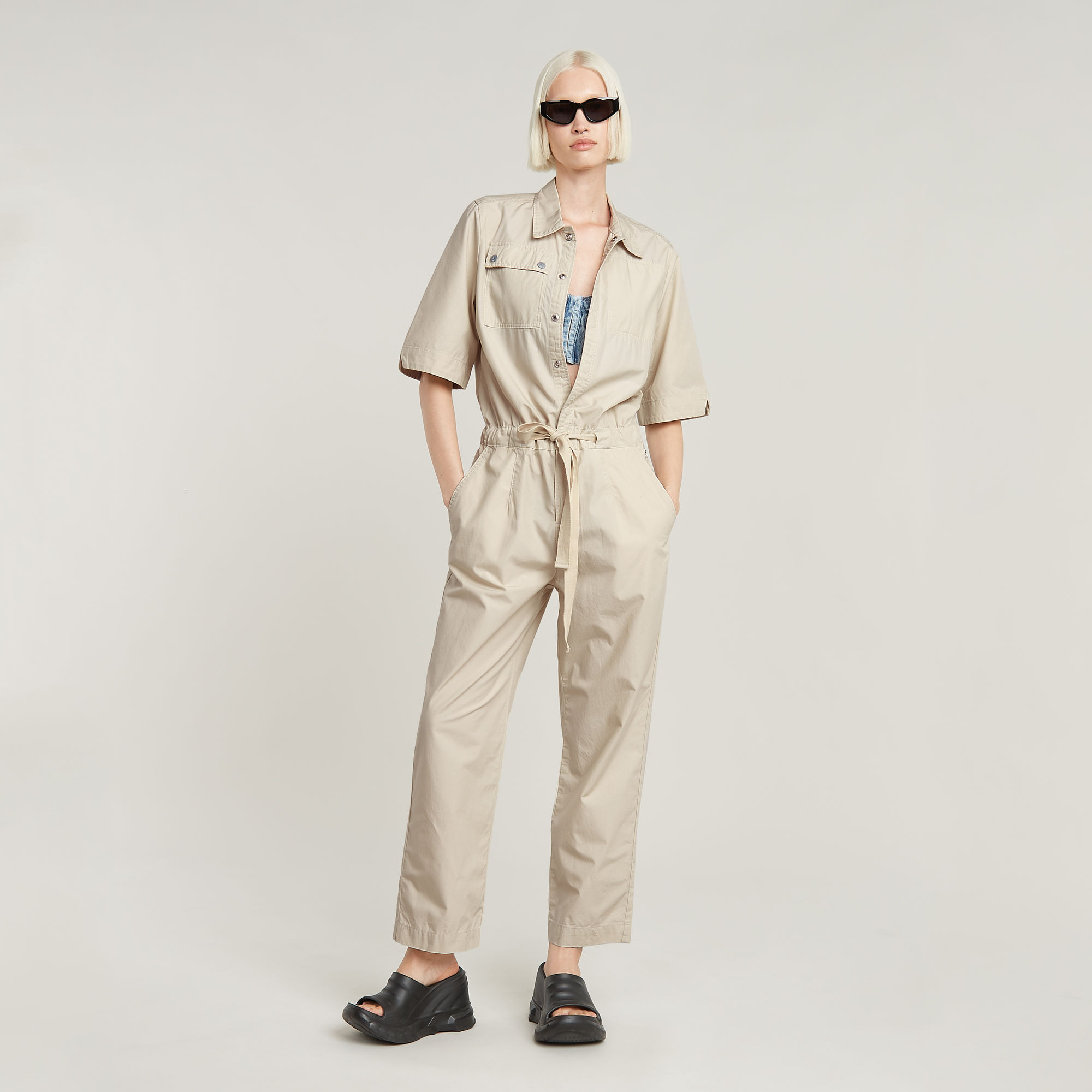 G-Star RAW Army Jumpsuit Wit Dames
