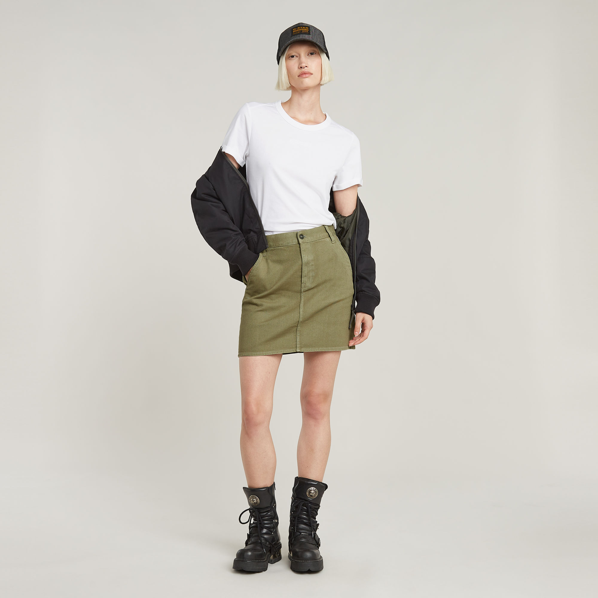 G-Star RAW Embro G-Script Logo Top Wit Dames