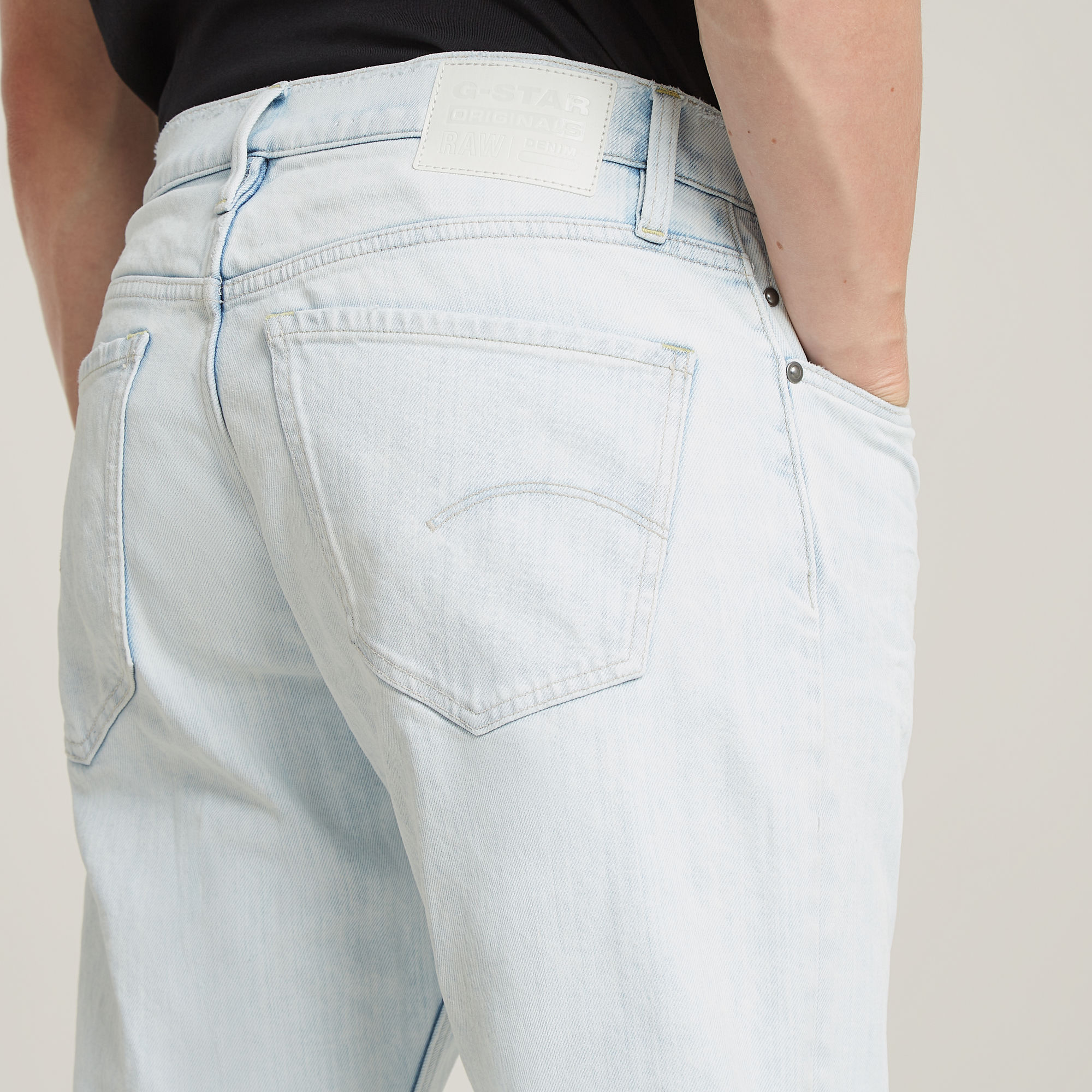 G-Star RAW Mosa Straight Jeans Lichtblauw Heren