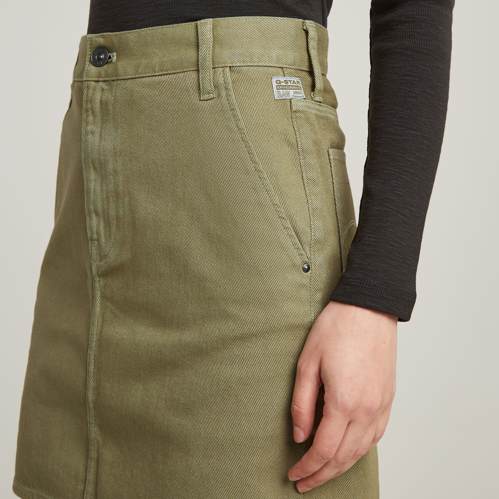 G-Star RAW Viktoria Chino Korte Rok Groen Dames