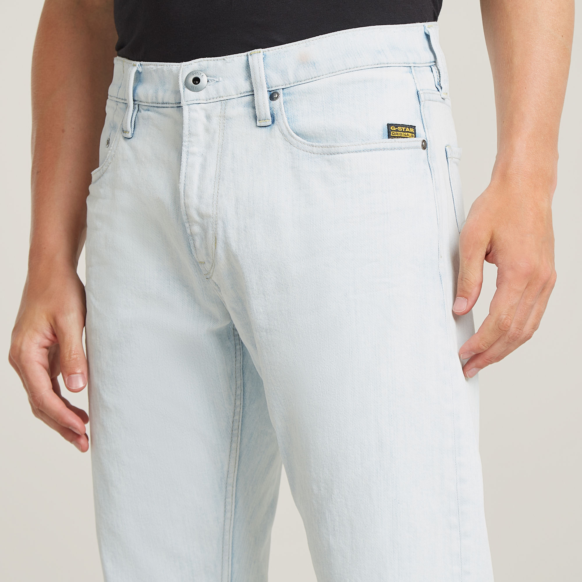 G-Star RAW Mosa Straight Jeans Lichtblauw Heren