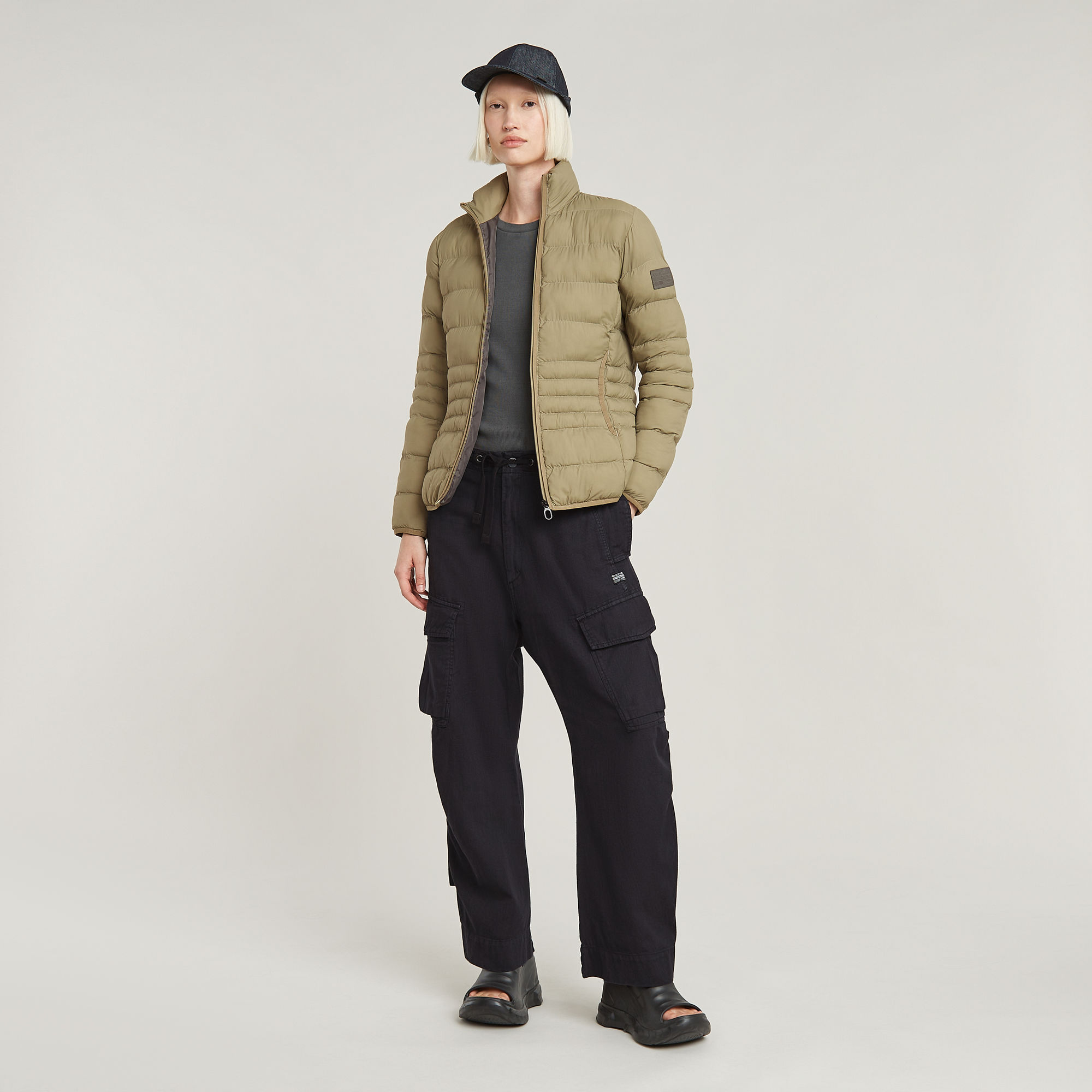 G-Star RAW Lichtgewicht Gewatteerd Jack Groen Dames