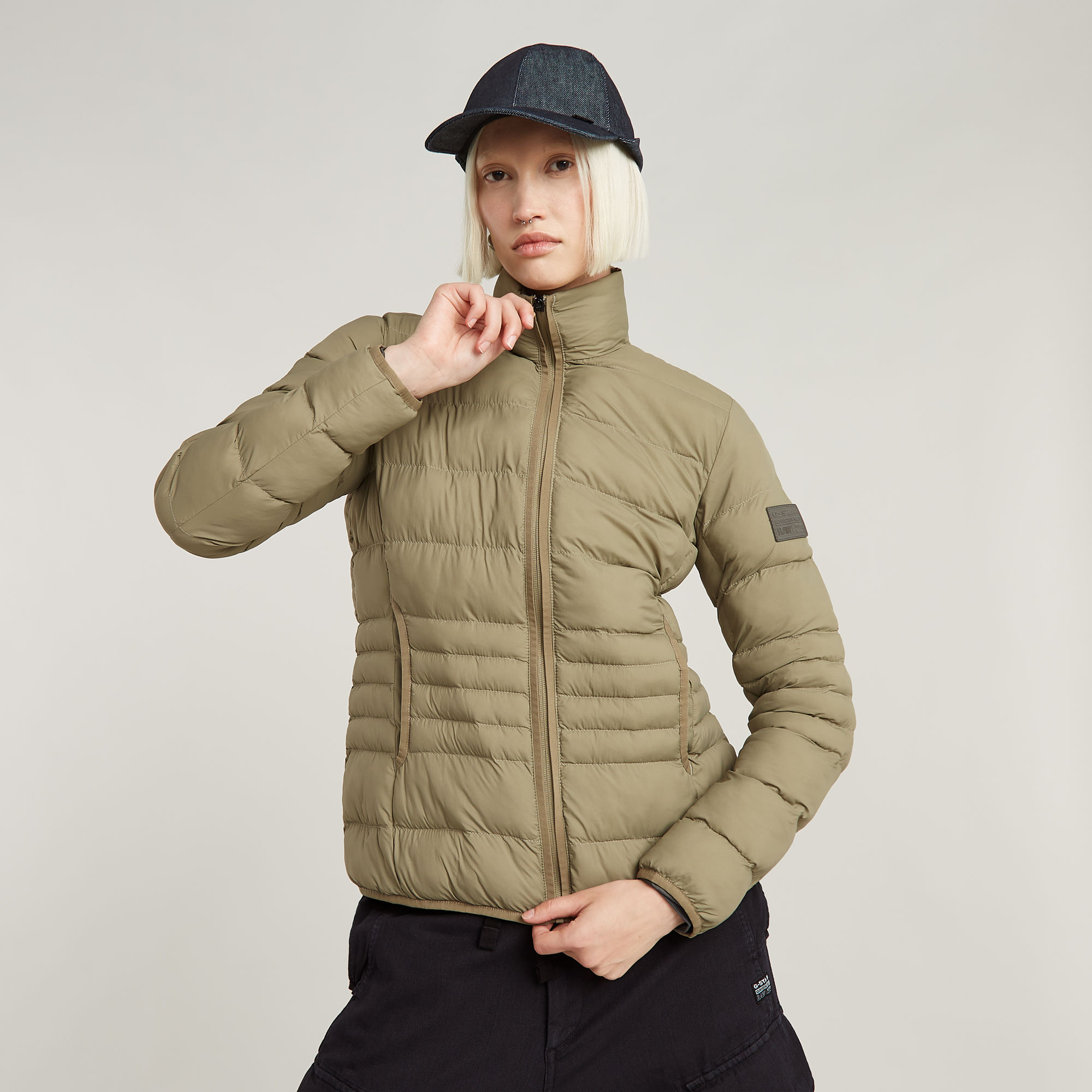 G-Star RAW Lichtgewicht Gewatteerd Jack Groen Dames