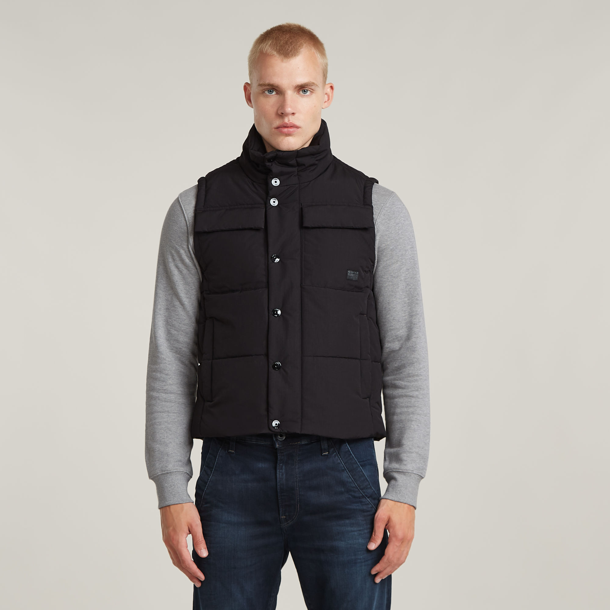 G-Star RAW Foundation Gewatteerde Bodywarmer Zwart Heren