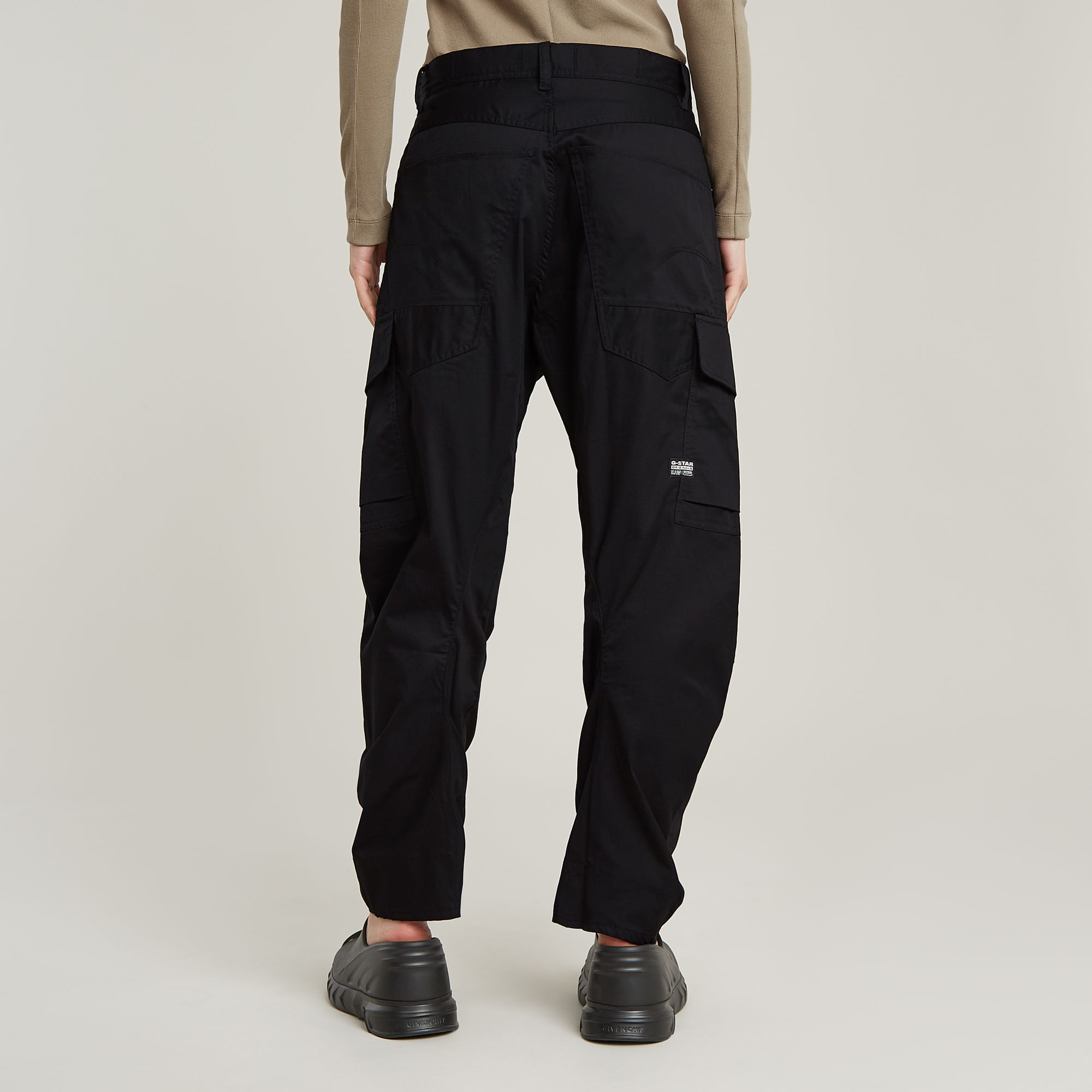 G-Star RAW Cargo Broek 3D Boyfriend Zwart Dames