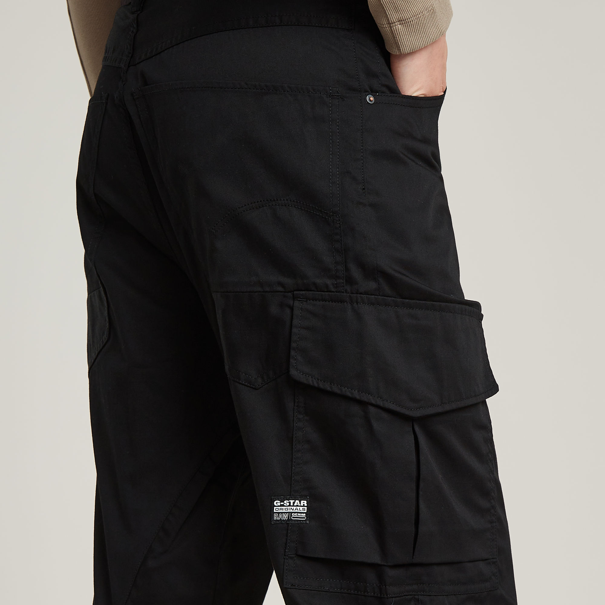 G-Star RAW Cargo Broek 3D Boyfriend Zwart Dames