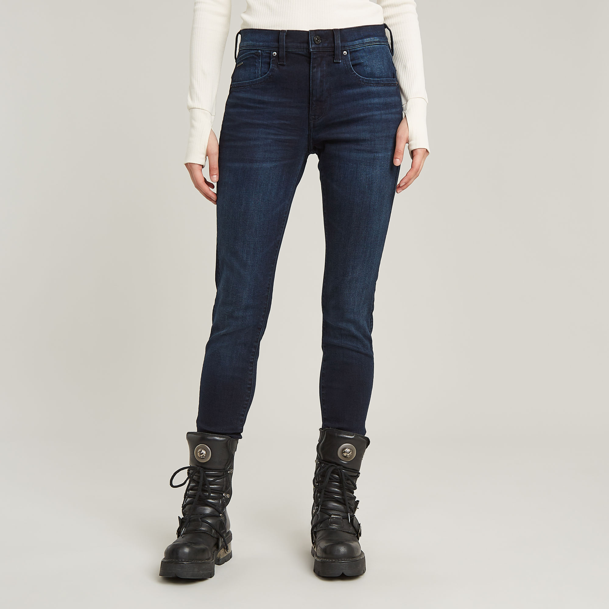 

Lhana Super Skinny Jeans - Dark blue - Women