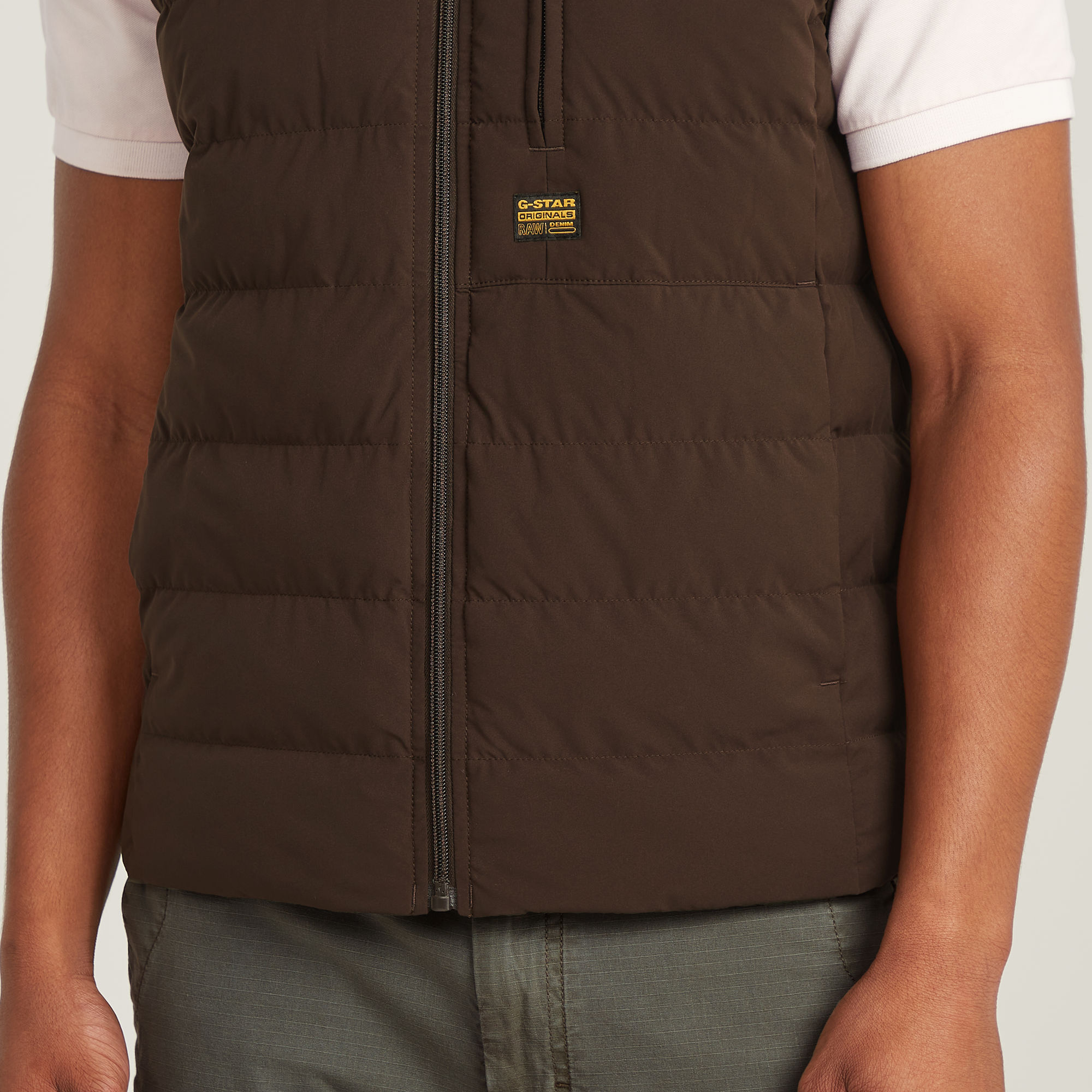 G-Star RAW Foundation Liner Bodywarmer Bruin Heren