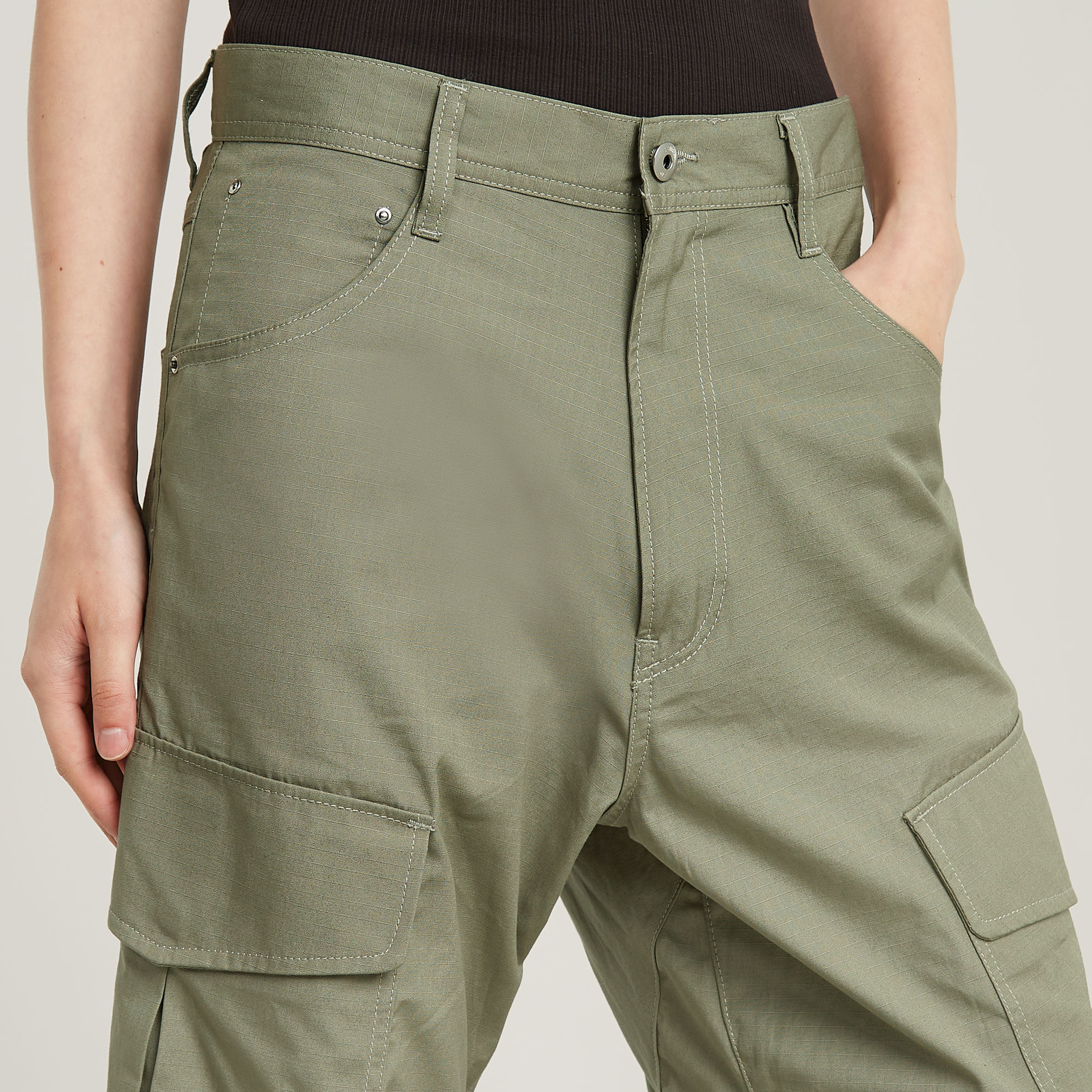 G-Star RAW Cargo Broek 3D Boyfriend Groen Dames