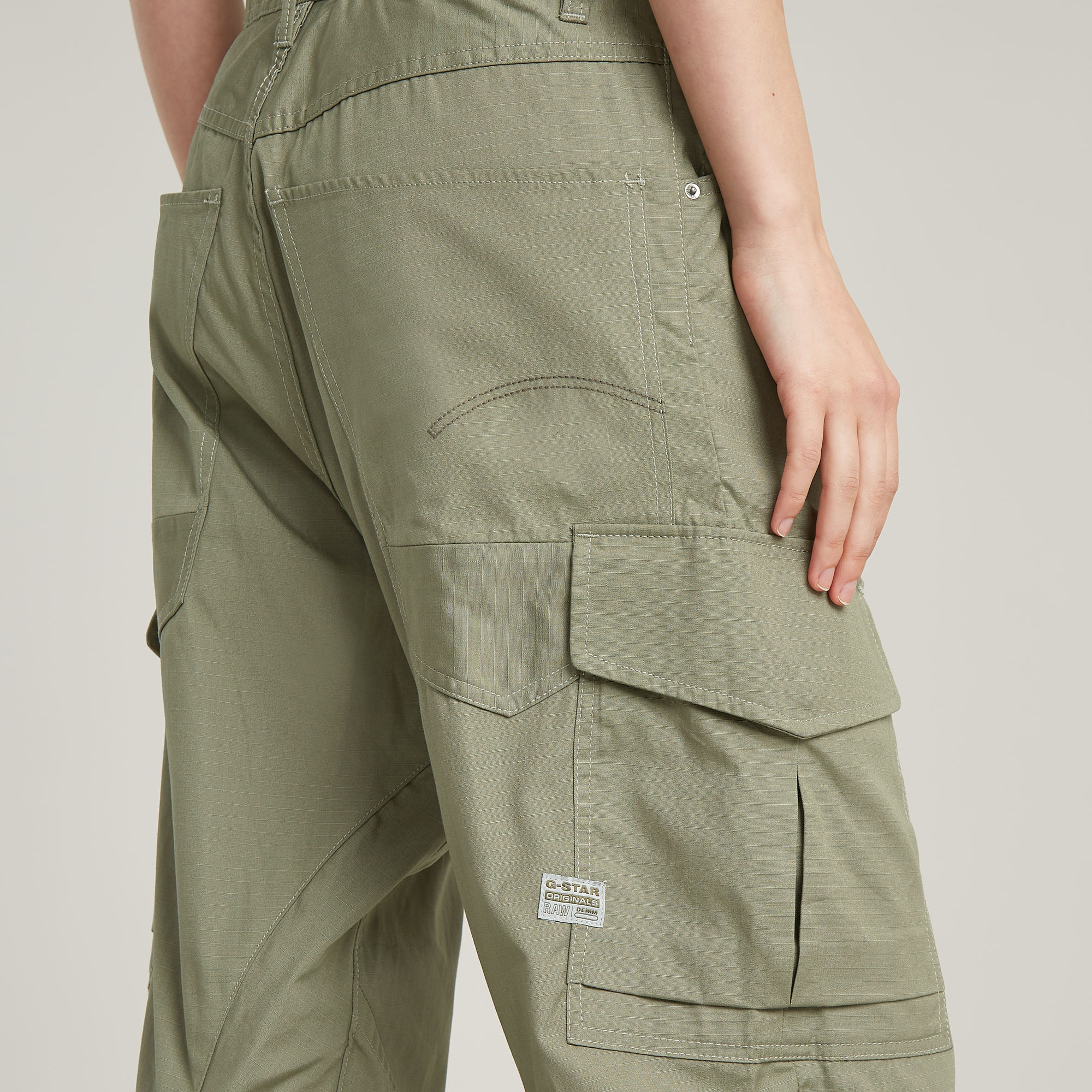 G-Star RAW Cargo Broek 3D Boyfriend Groen Dames