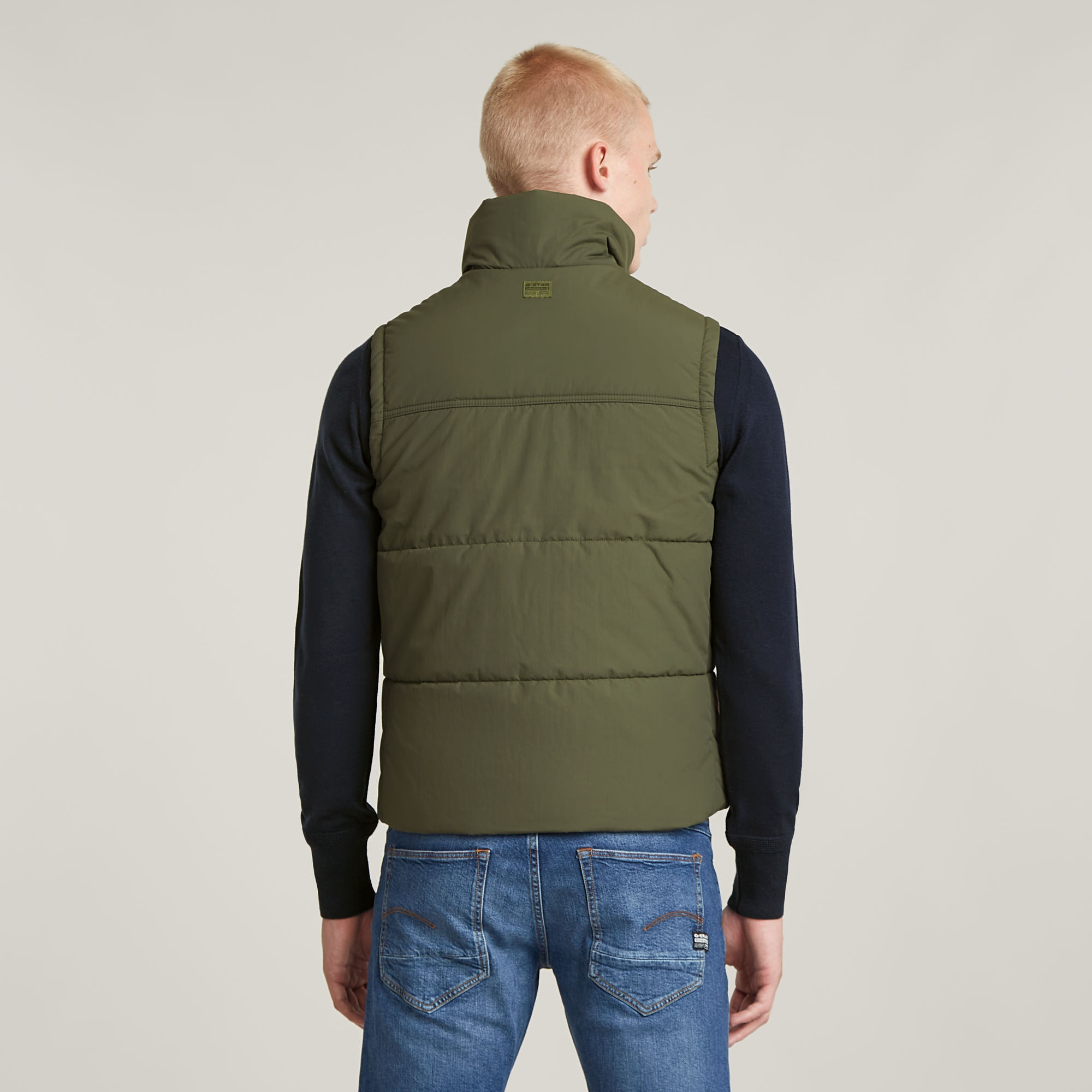 G-Star RAW Foundation Gewatteerde Bodywarmer Groen Heren