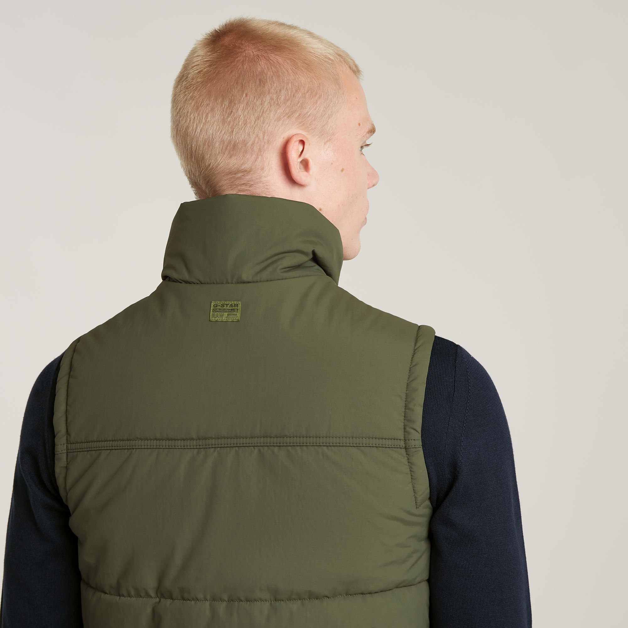 G-Star RAW Foundation Gewatteerde Bodywarmer Groen Heren