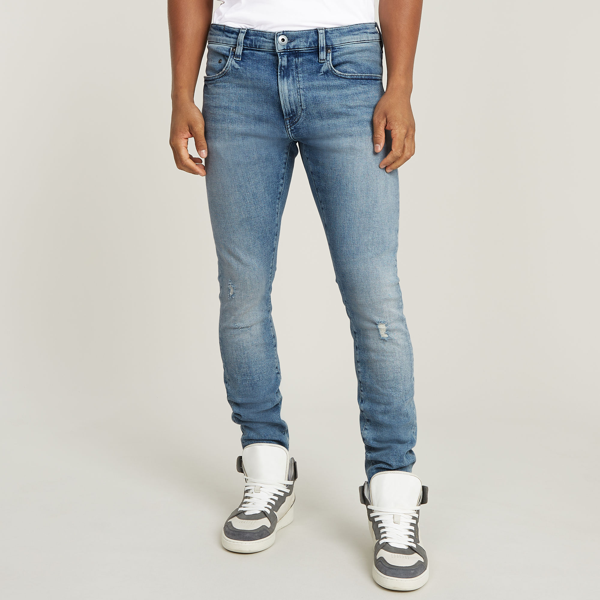 G-Star RAW Revend FWD Skinny Jeans Lichtblauw Heren