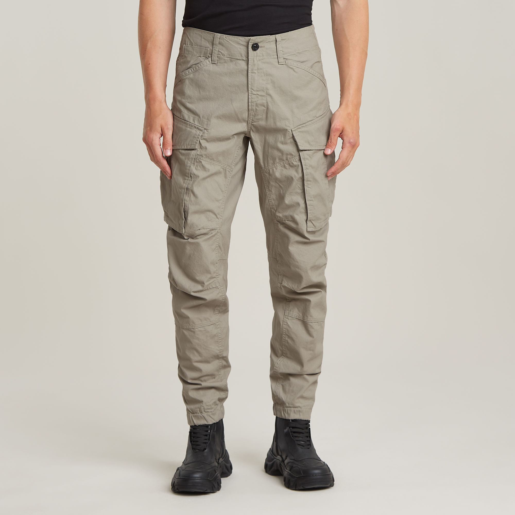 

Cargo Broek 3D Regular Tapered Cuffed - Beige - Heren