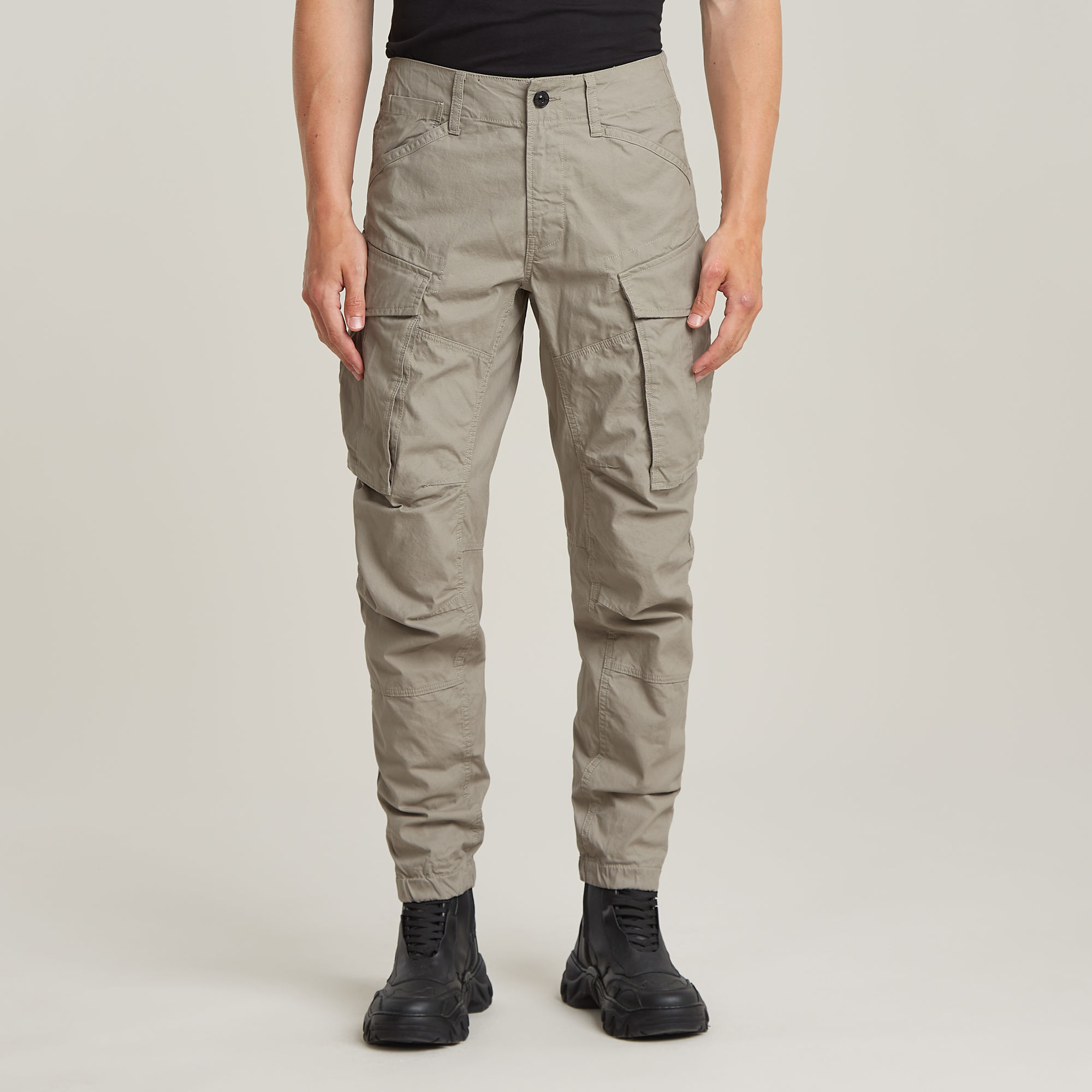 

Cargo Pants 3D Regular Tapered Cuffed - Beige - Men