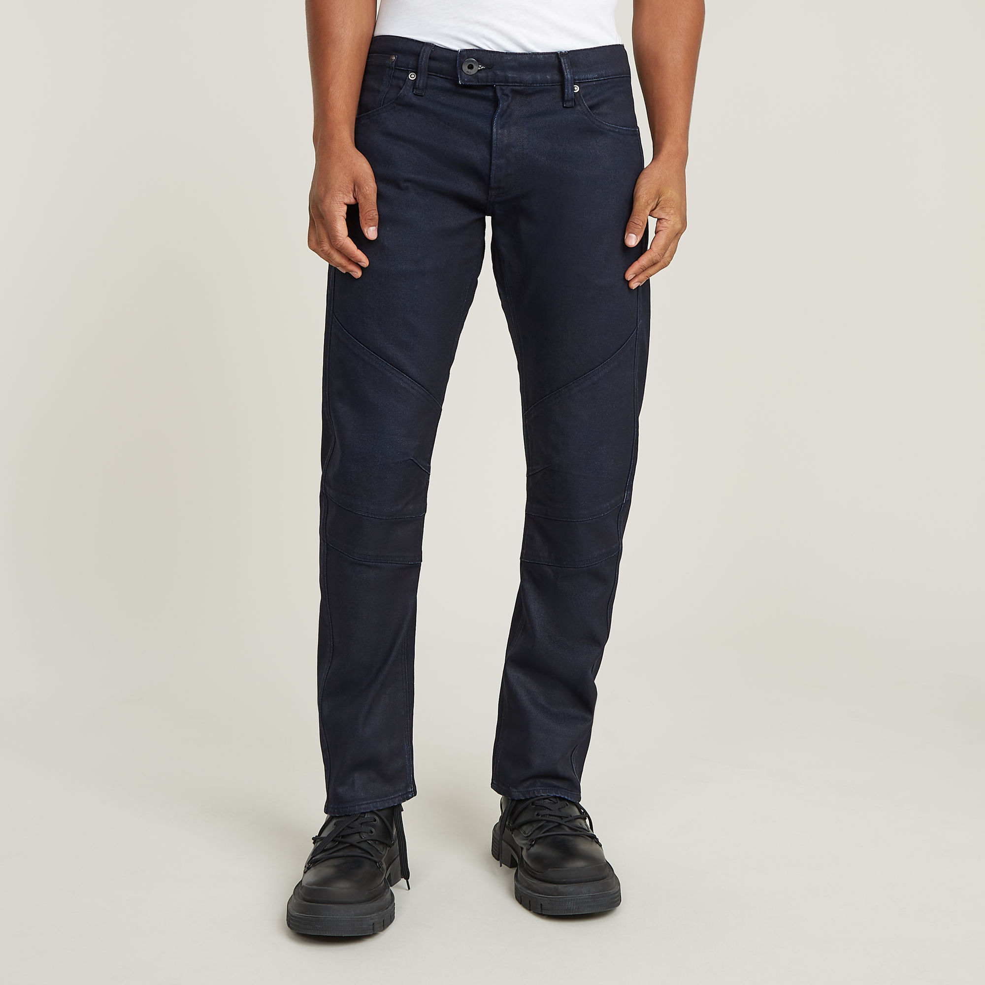 G-Star RAW Moto Cross 3D Slim Jeans Donkerblauw Heren