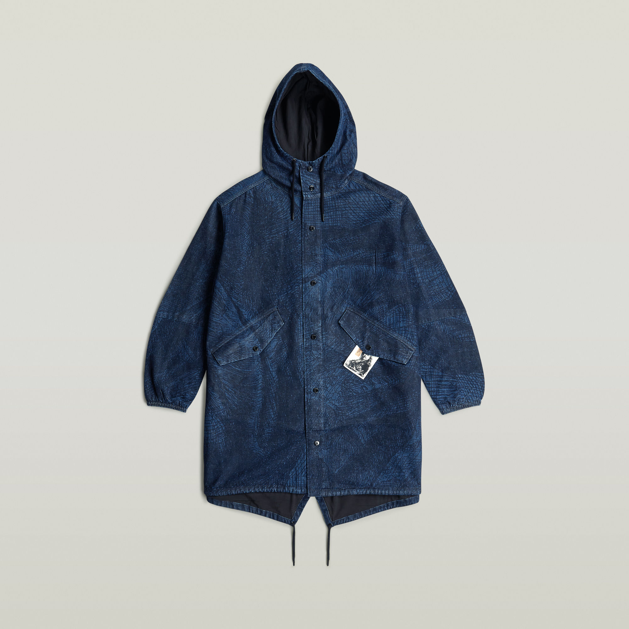 G-Star RAW Rembrandt Unisex Denim Parka Meerkleurig Heren