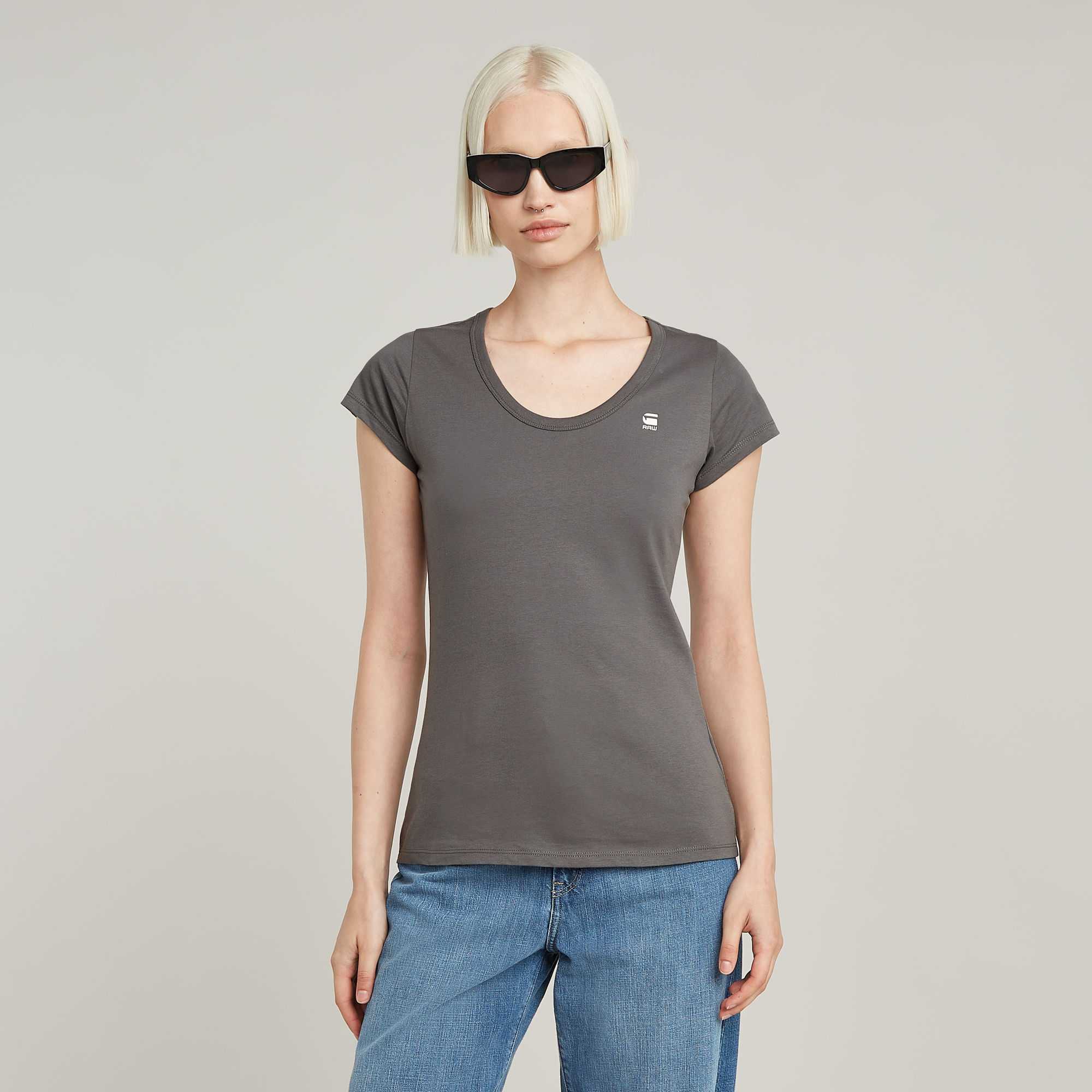 

Slim Top - Grey - Women