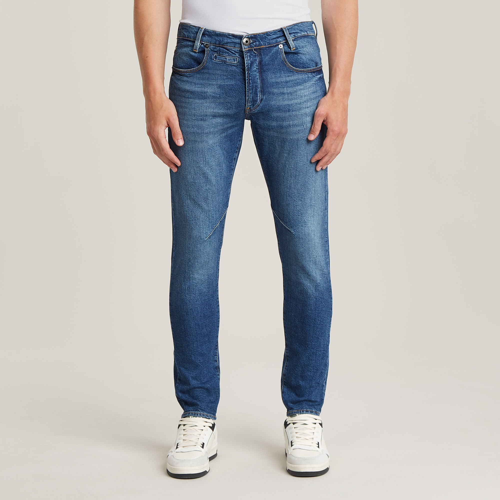 G-Star RAW D-Staq 5-Pocket Slim Jeans Midden blauw Heren