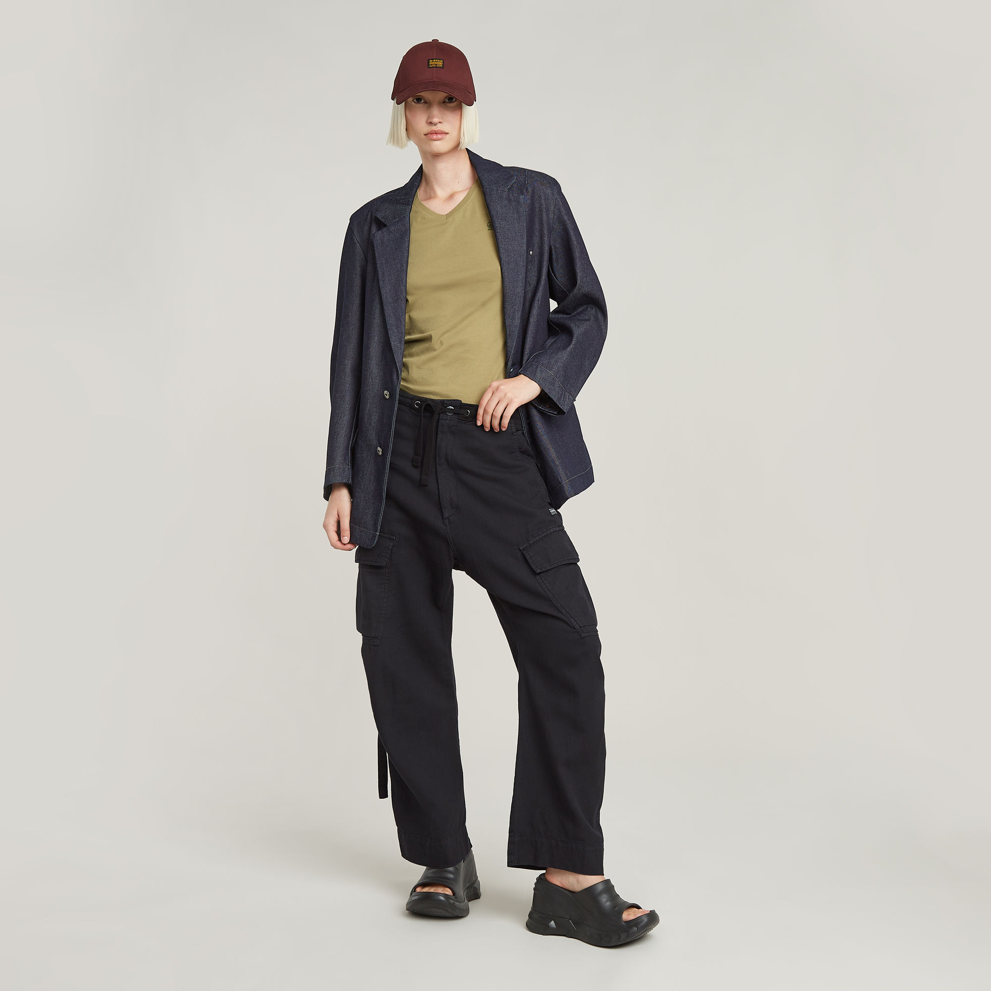 G-Star RAW Eyben Slim Top 2.0 Groen Dames