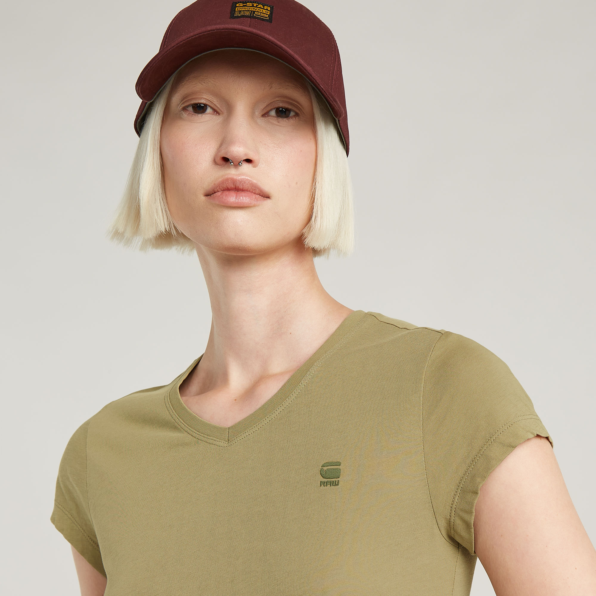 G-Star RAW Eyben Slim Top 2.0 Groen Dames