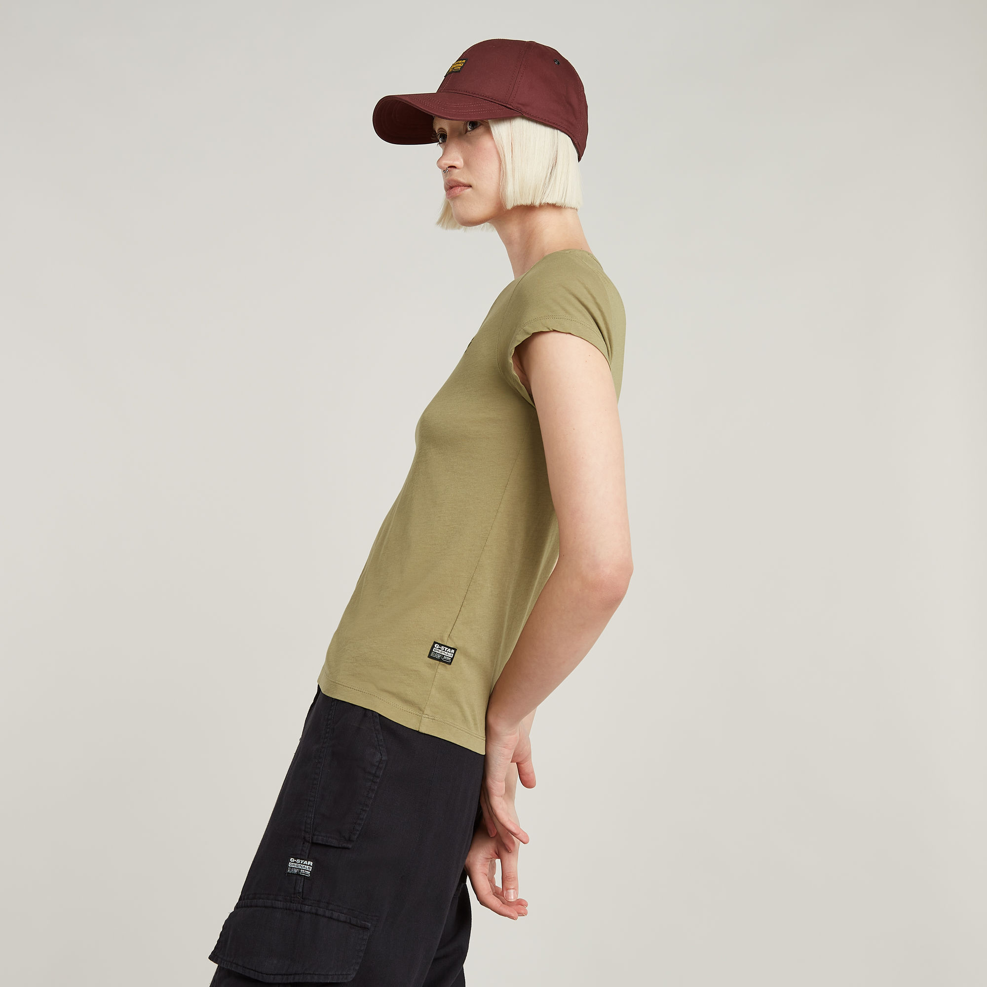 G-Star RAW Eyben Slim Top 2.0 Groen Dames