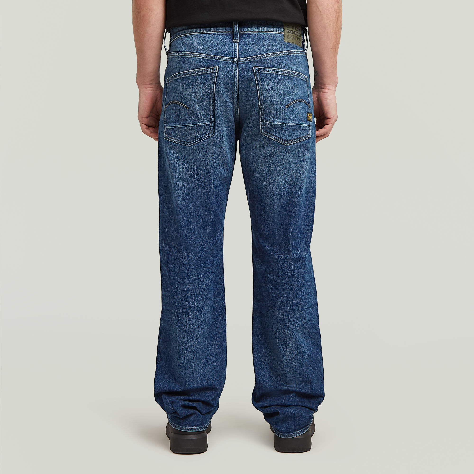 G-Star RAW Dakota Regular Straight Jeans Donkerblauw Heren