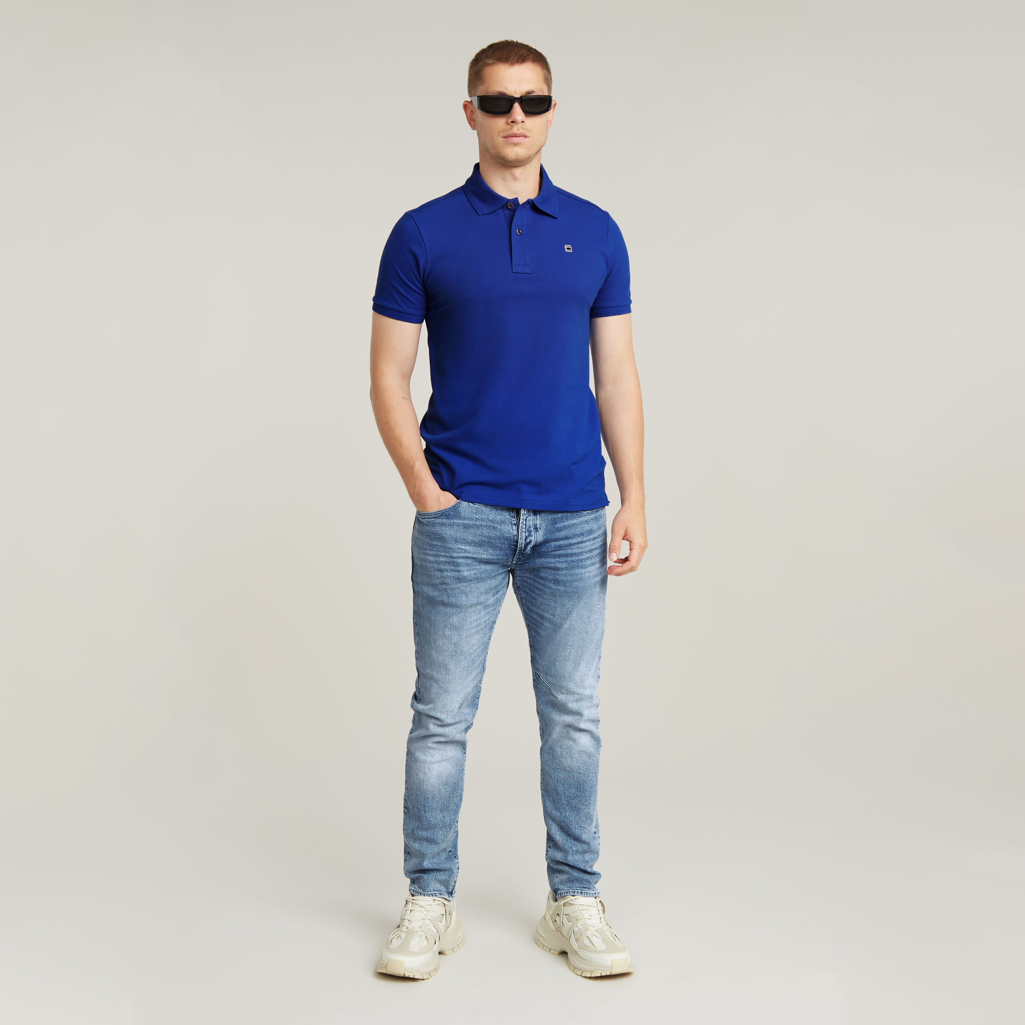 G-Star RAW D-Staq 5-Pocket Slim Jeans Lichtblauw Heren