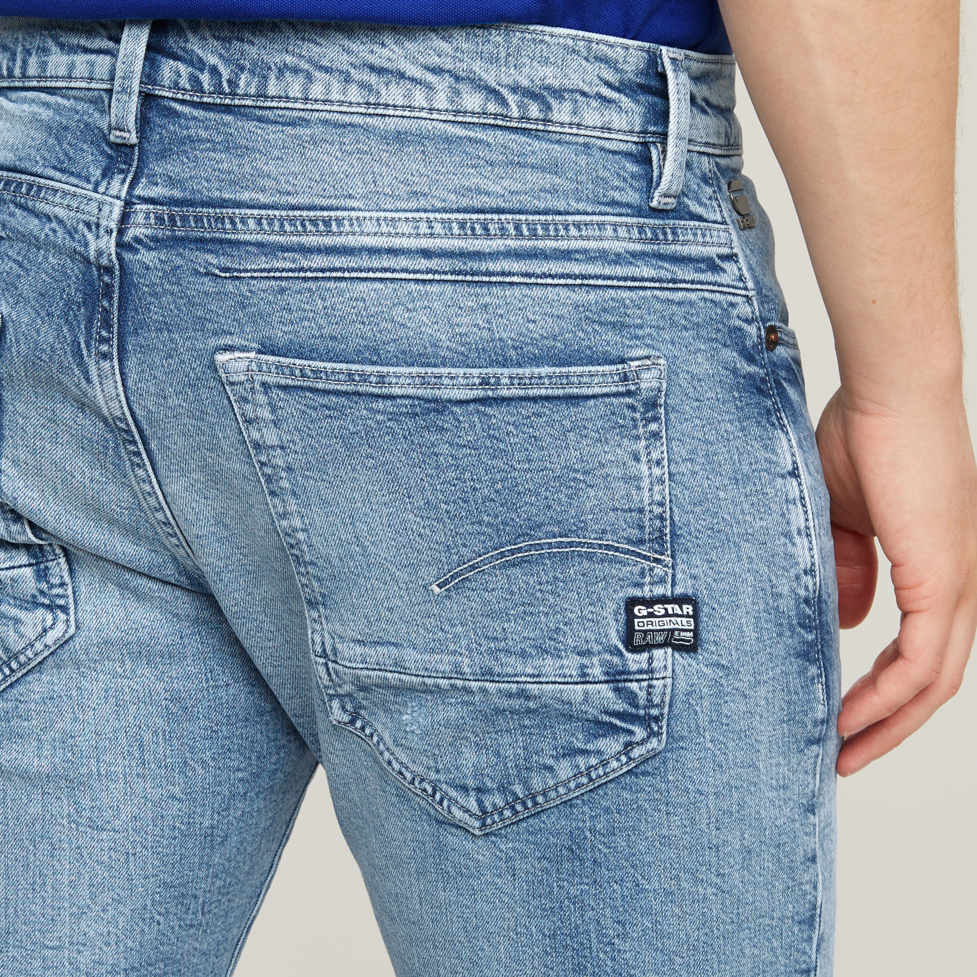 G-Star RAW D-Staq 5-Pocket Slim Jeans Lichtblauw Heren