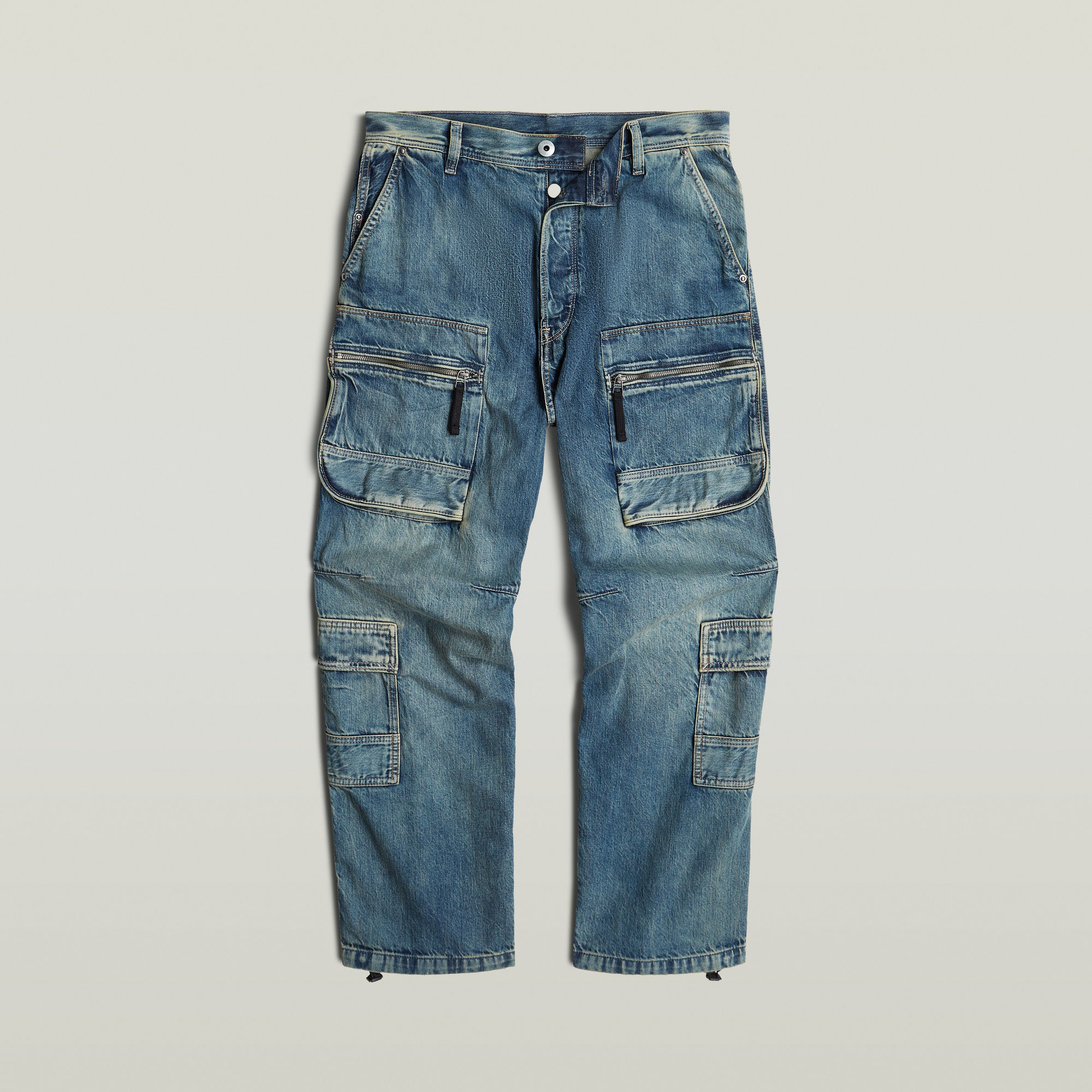 G-Star RAW Multi Pocket Cargo Pants Relaxed Midden blauw Heren