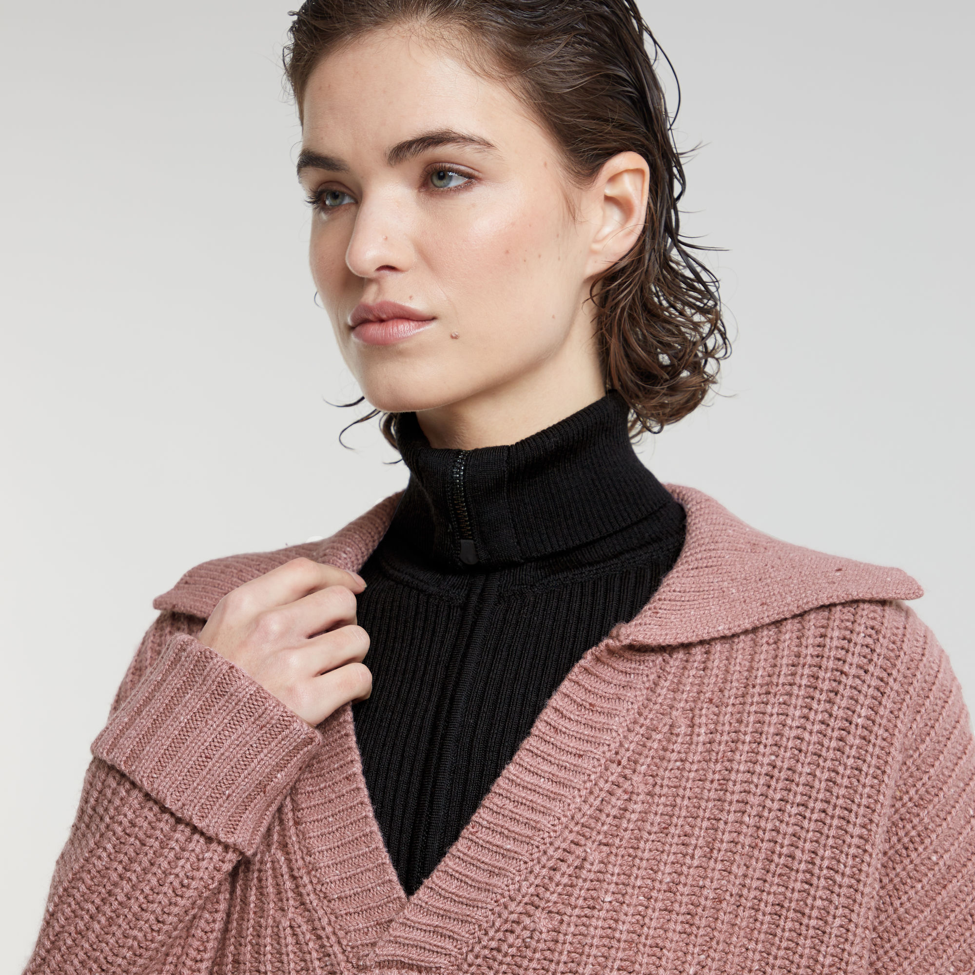 G-Star RAW Loose Polo Heavy Knitted Meerkleurig Dames