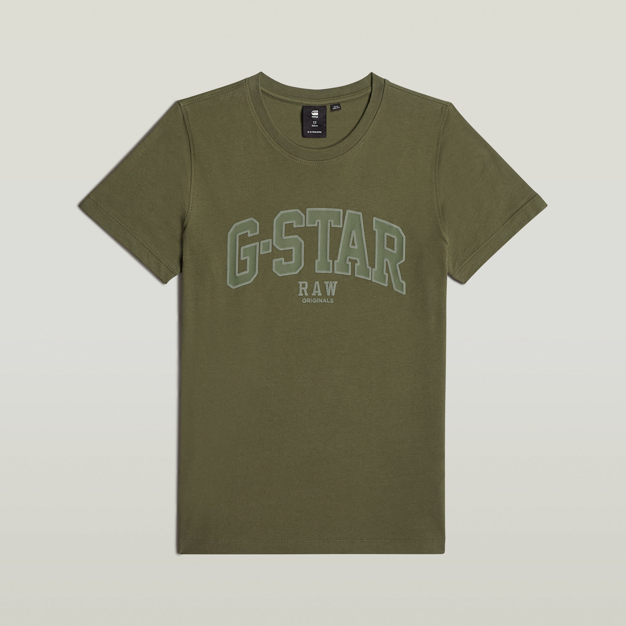 G-Star RAW Jongens T-Shirt Regular Groen jongens
