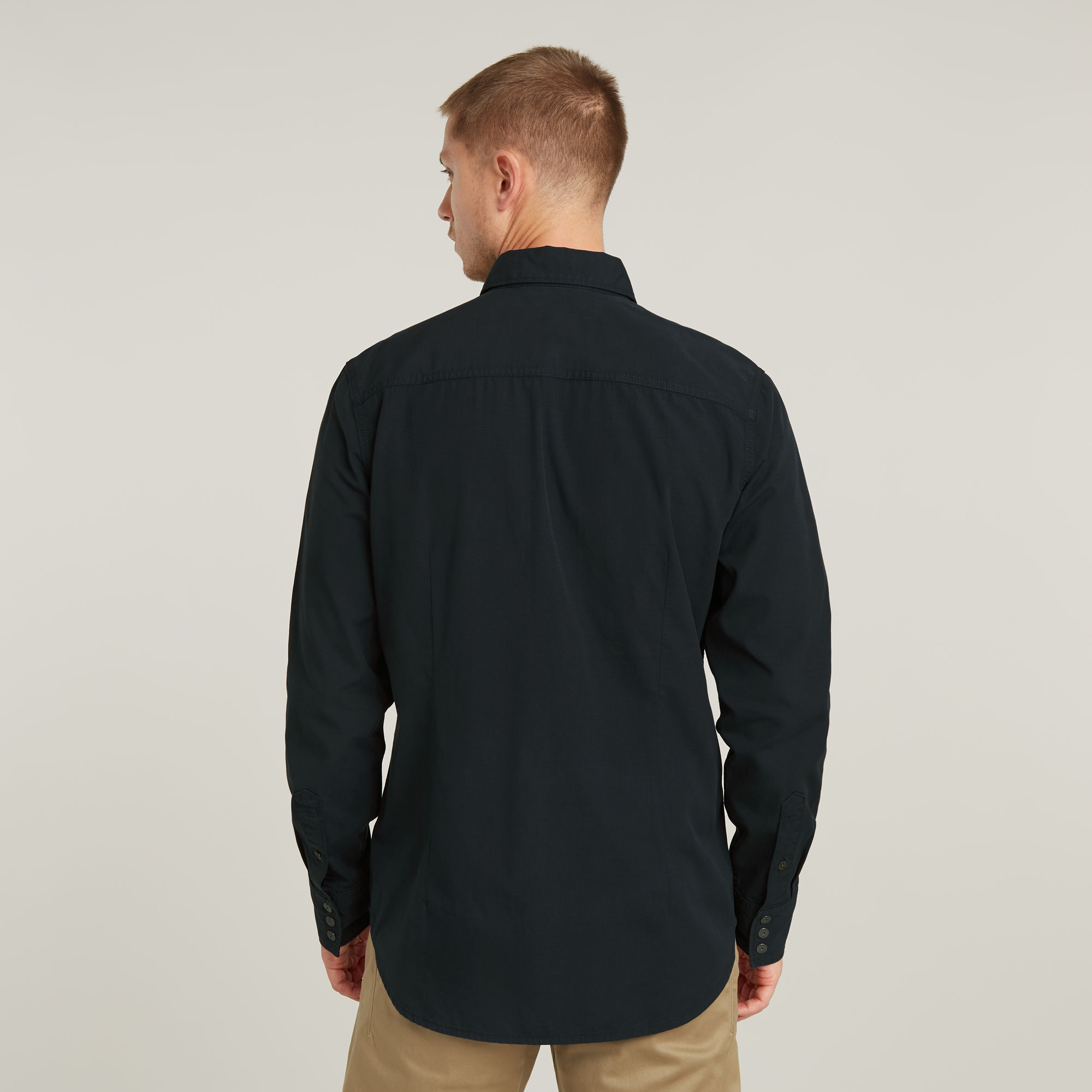G-Star RAW Dakota Slim Shirt Donkerblauw Heren