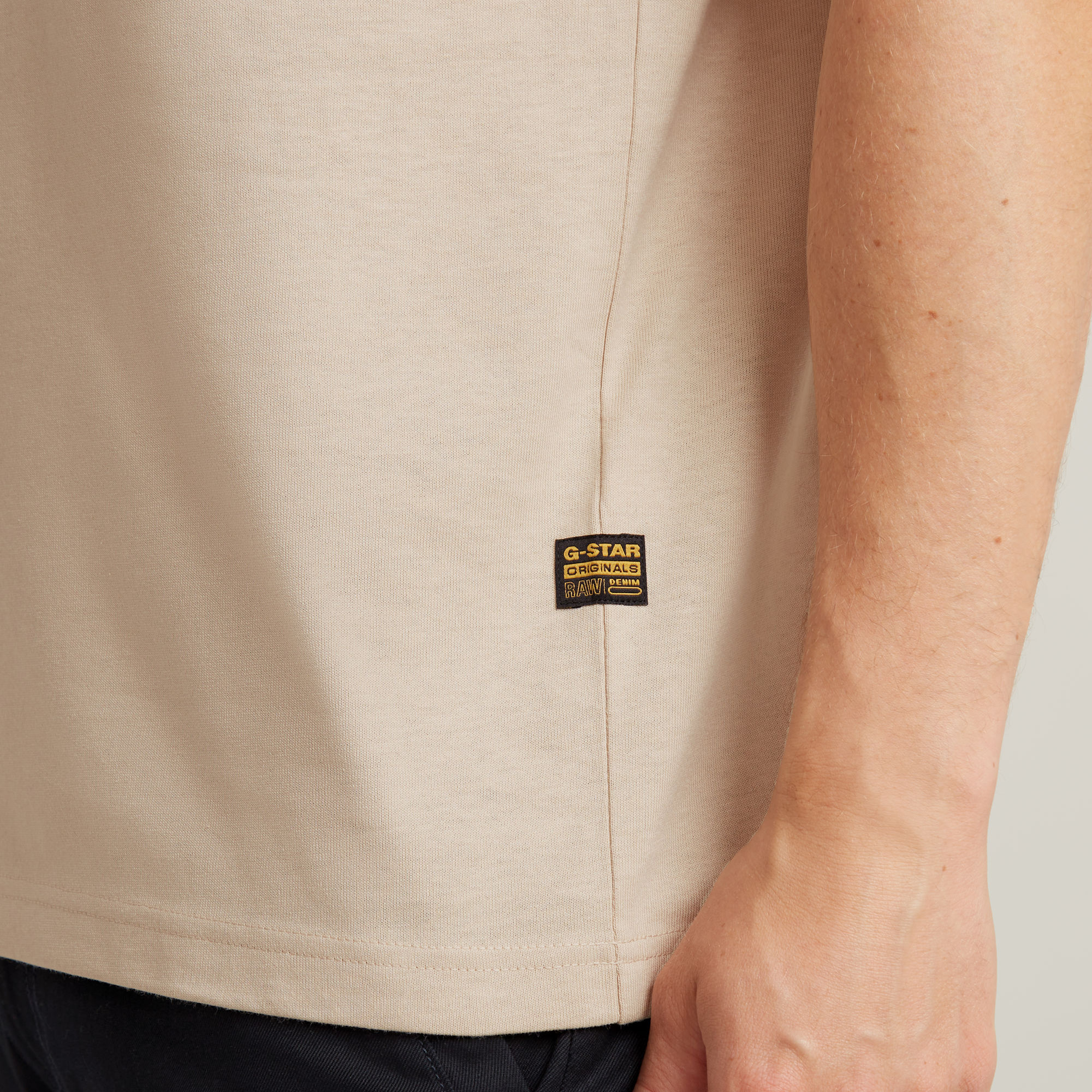 G-Star RAW Gauge T-Shirt Beige Heren