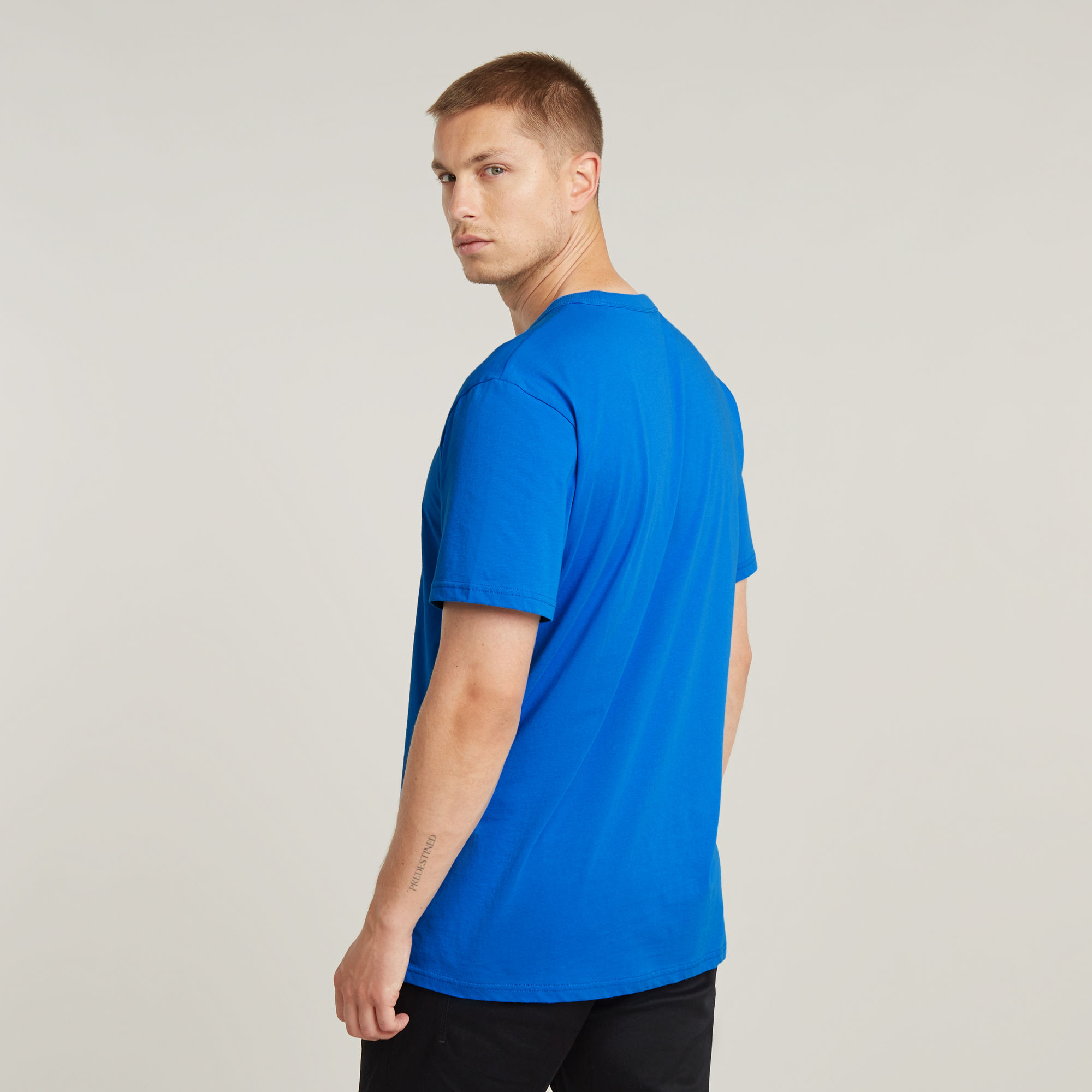 G-Star RAW Nifous T-Shirt Midden blauw Heren