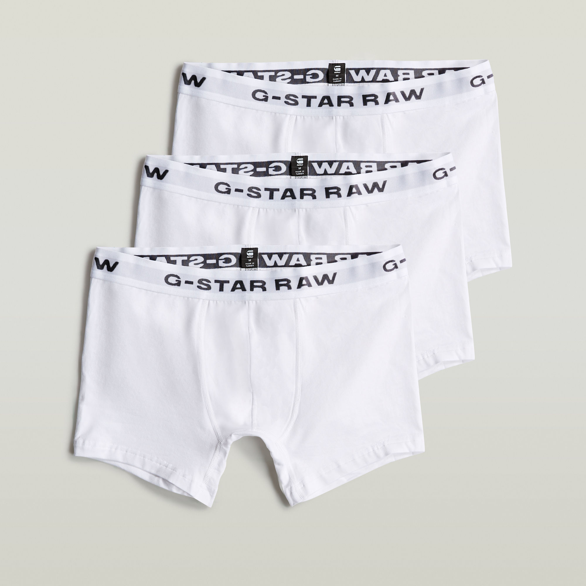 

Boxer Briefs 3 Pack - White - Men